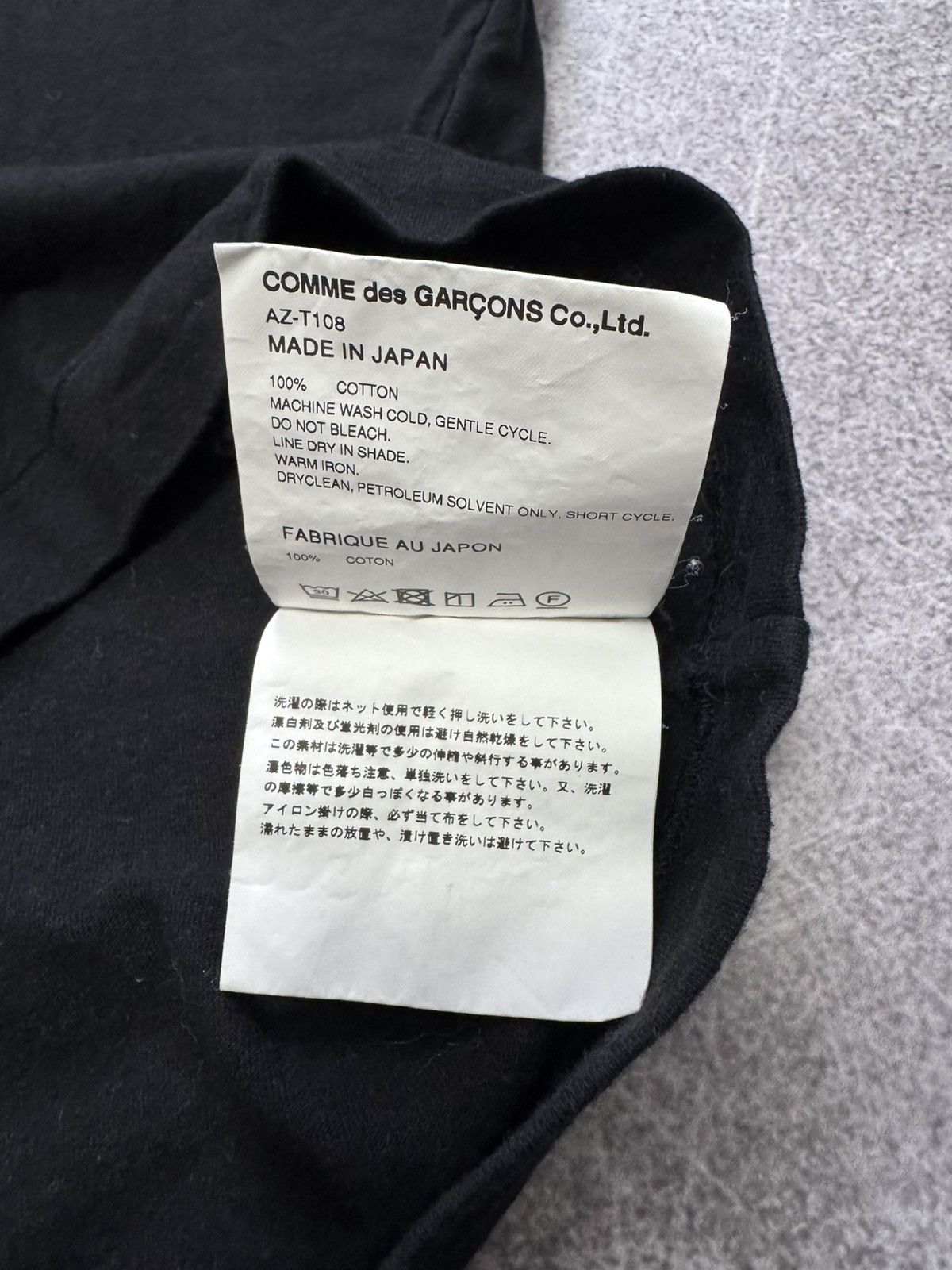 Comme des Garcons PLAY Comme Des Garçon PLAY Tee Made In Japan Size US M / EU 48-50 / 2 - 4 Thumbnail