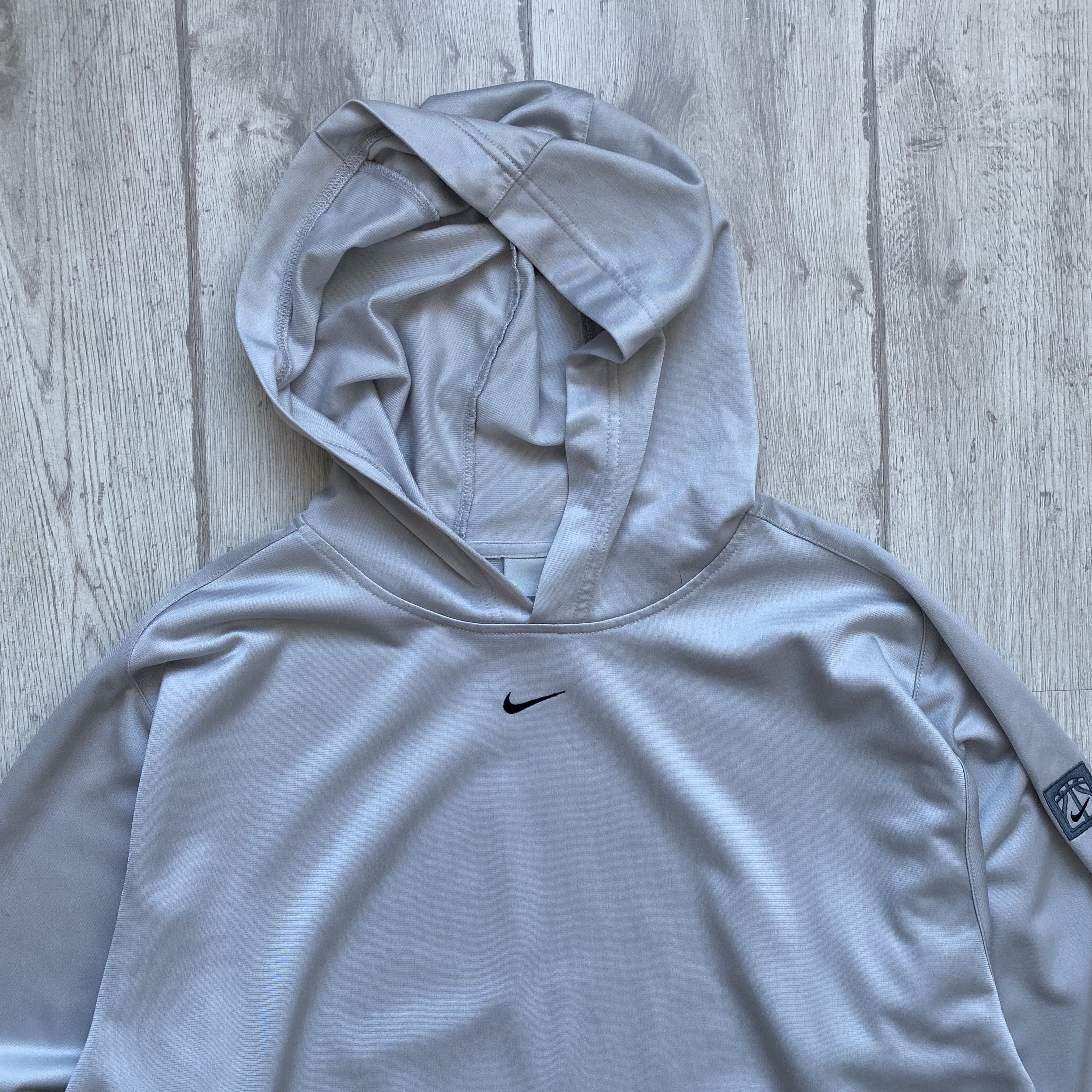 Nike 🔥Vintage Nike Centr swoosh Light hoodie Court Silver tags Size US L / EU 52-54 / 3 - 2 Thumbnail