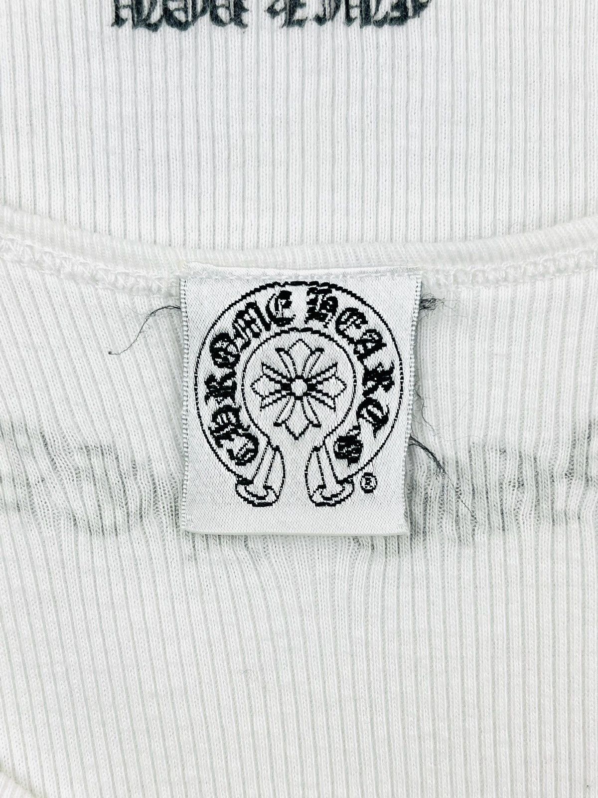 Chrome Hearts Chrome Hearts Vintage Floral Cross Logo Tank Top White Size L / US 10 / IT 46 - 6 Thumbnail