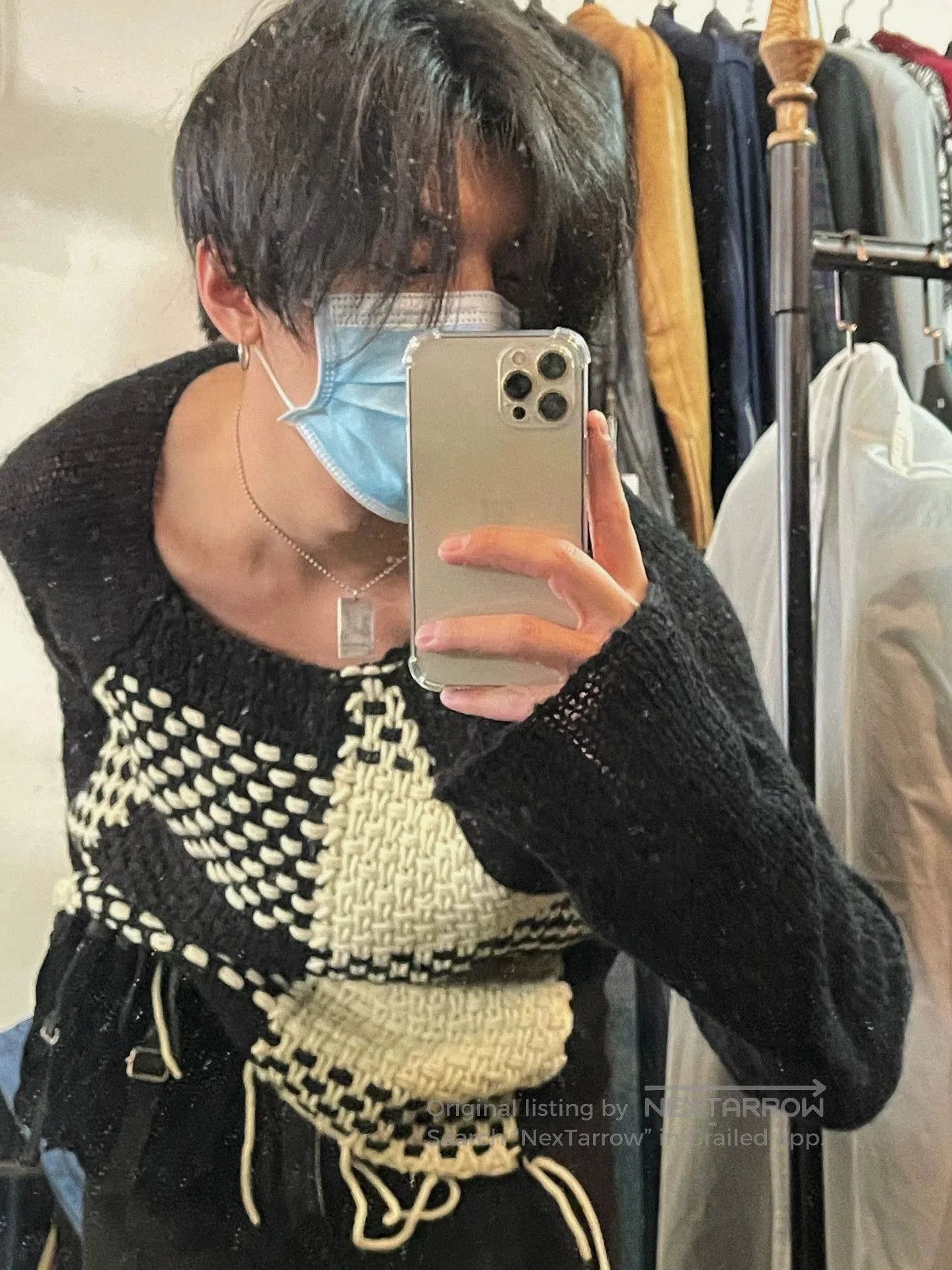 Maison Martin Margiela Knit Fringe Sweater.