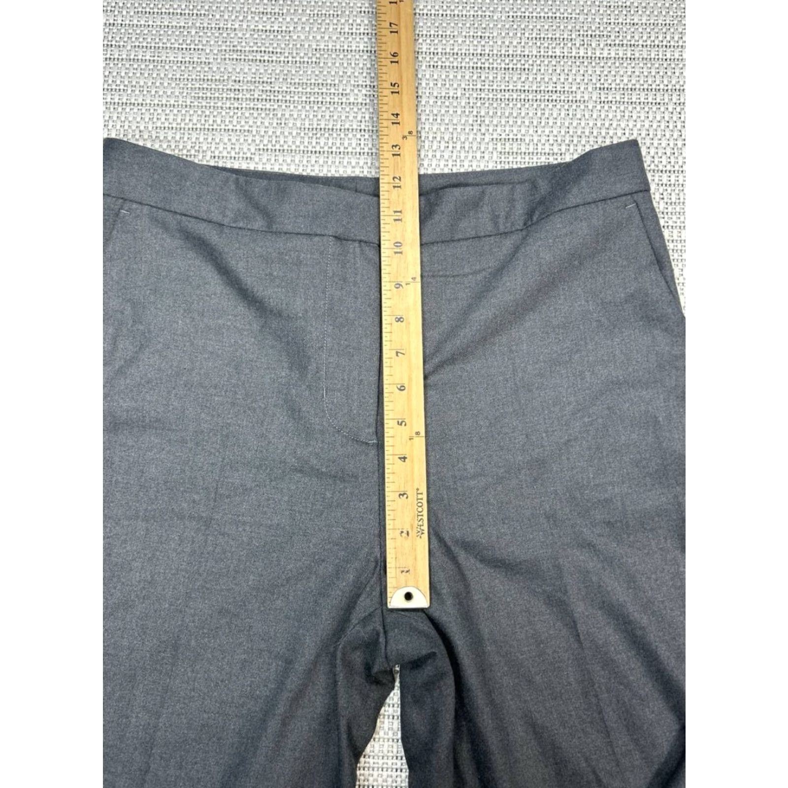 Zara Zara Dress Pants Womens Large Black High Waisted Welt Back Pockets Wide Leg Dress Pants Women's Large Black High Waisted Welt Back Pockets Wide Leg Size 36" / US 14 / IT 50 - 4 Thumbnail