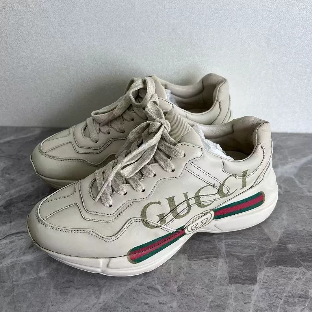Gucci Gucci Rhyton Ivory Dad Shoes Size US 4.5 / IT 34.5 - 1 Thumbnail