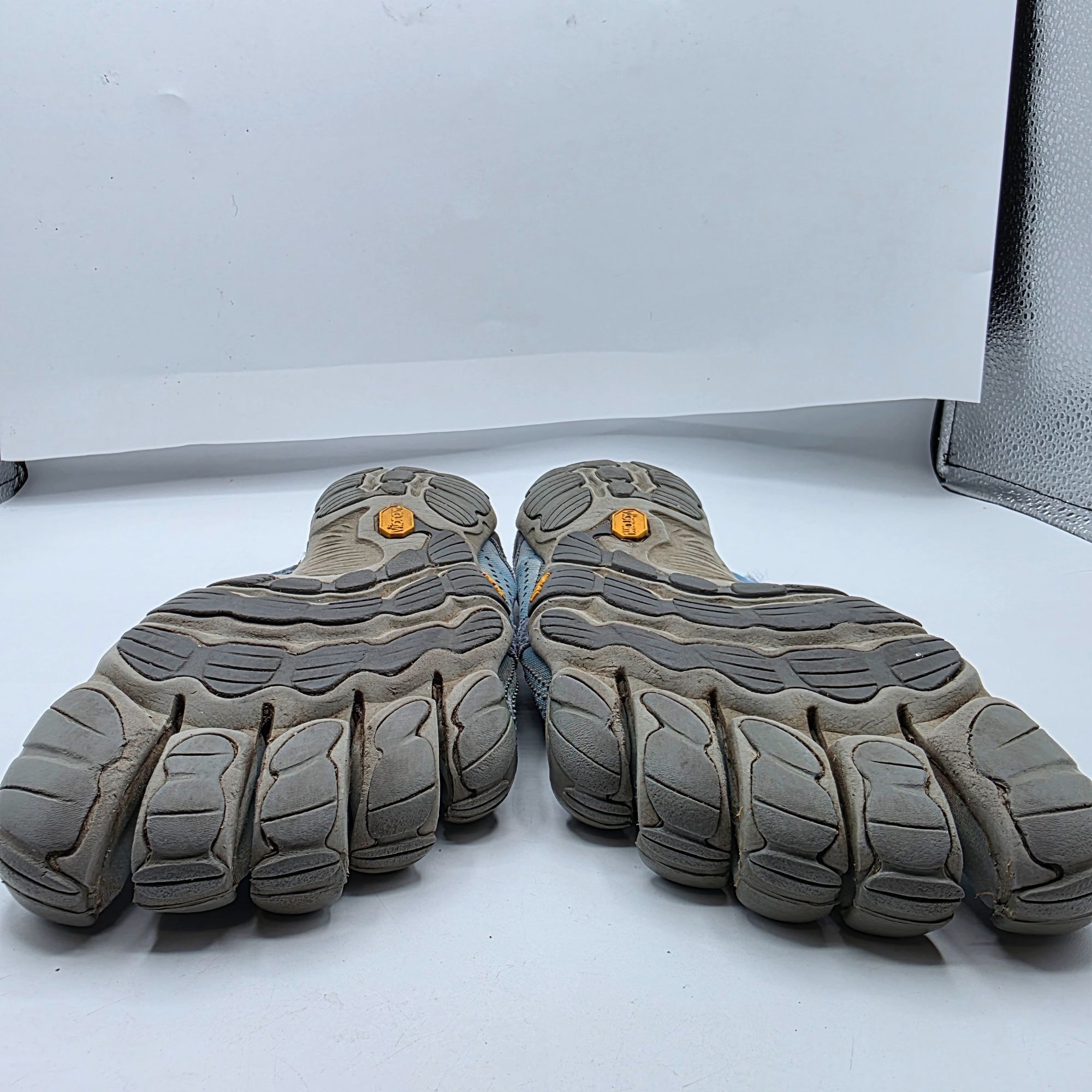 Vibram Vibram FiveFingers V-Run Womens Size 9 Blue Gray Minimalist Size US 9 / IT 39 - 11 Thumbnail
