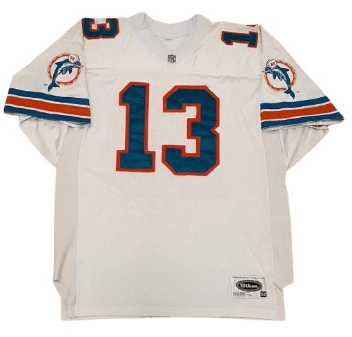 NFL × Wilson Dan Marino Miami Dolphins Authentic Sewn Wilson Jersey 52 Size US L / EU 52-54 / 3 - 6 Thumbnail