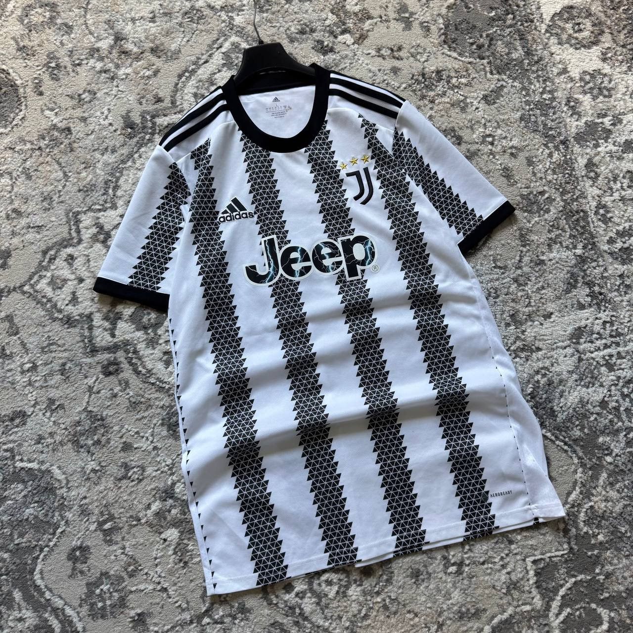 Adidas BLOKECORE ⚽️ ADIDAS JUVENTUS SOCCER TSHIRT JERSEY KIT JEEP Size US L / EU 52-54 / 3 - 2 Thumbnail