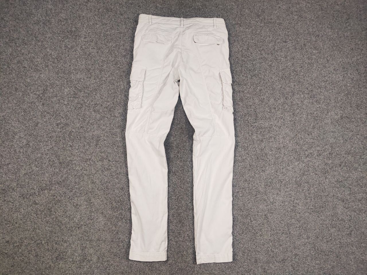 L.B.M. 1911 L.B.M.1911 Italy Design White Cotton Cargo Trouser Pants Size US 32 / EU 48 - 9 Thumbnail
