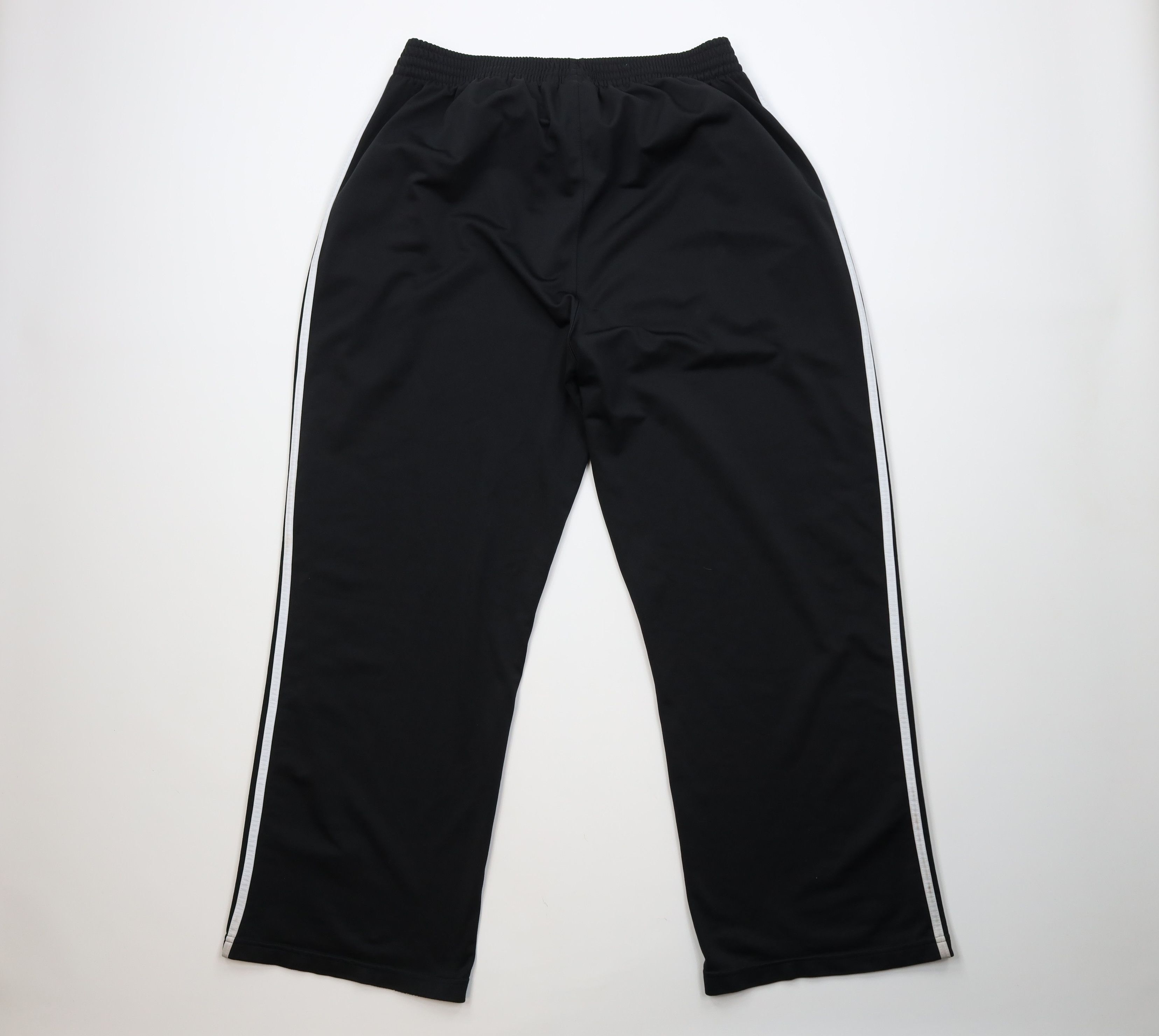 Adidas Vintage Y2K Adidas Striped Wide Leg Sweatpants Pants Black Size US 40 / EU 56 - 9 Thumbnail