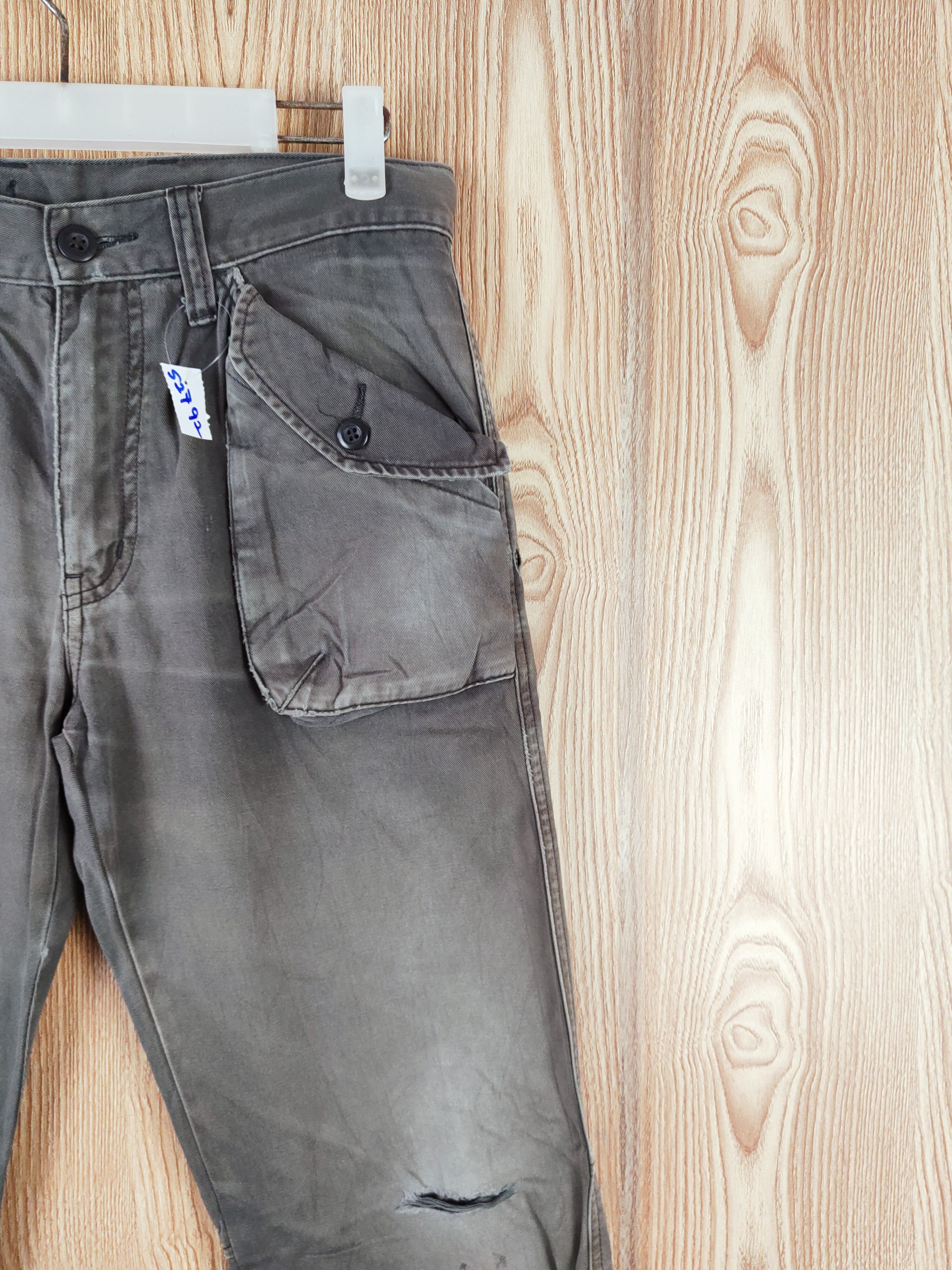 Japanese Brand DL Uniqlo Dark Brown Faded Multipocket Casual Pants #S2792 Size US 30 / EU 46 - 5 Thumbnail