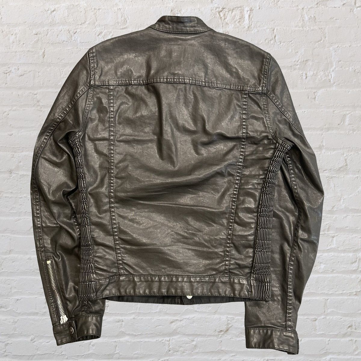 Dsquared2 DSQUARED2 Wax Coated Zip-Up Jacket 44 Size US S / EU 44-46 / 1 - 15 Thumbnail