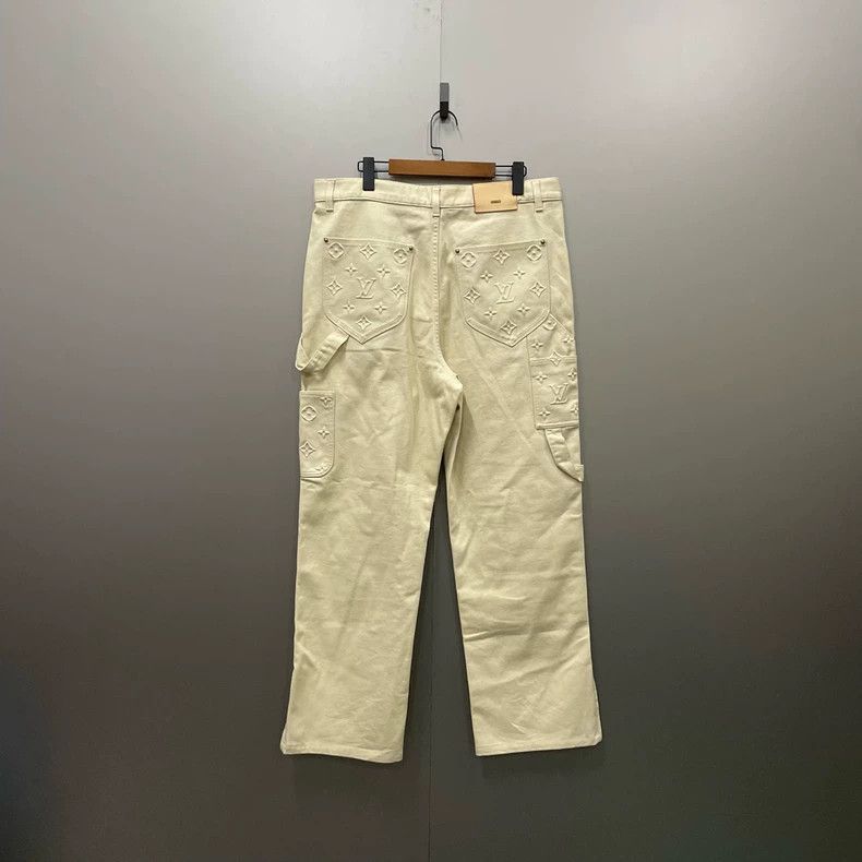 Louis Vuitton Louis Vuitton Anaglyph Collage Logging Pants 2503-Nextarrow Size US 34 / EU 50 - 2 Thumbnail