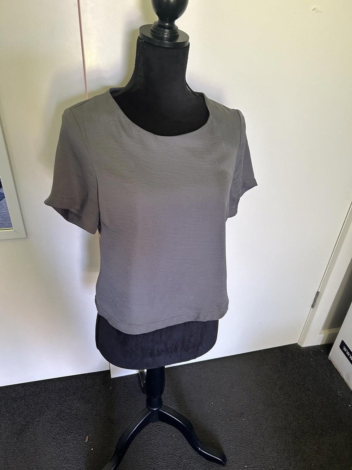 Designer PERFECT STRANGER Green Khaki Formal Short Top - Sz 8 Size M / US 6-8 / IT 42-44 - 5 Thumbnail
