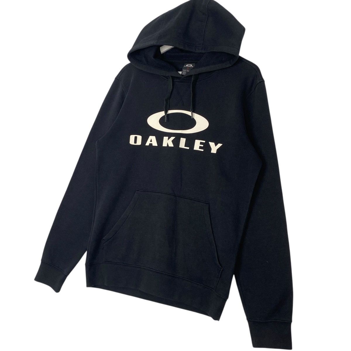 Vintage Vintage Oakley Hoodie Sweater Black Pullover Jumper Size M Size US M / EU 48-50 / 2 - 2 Thumbnail