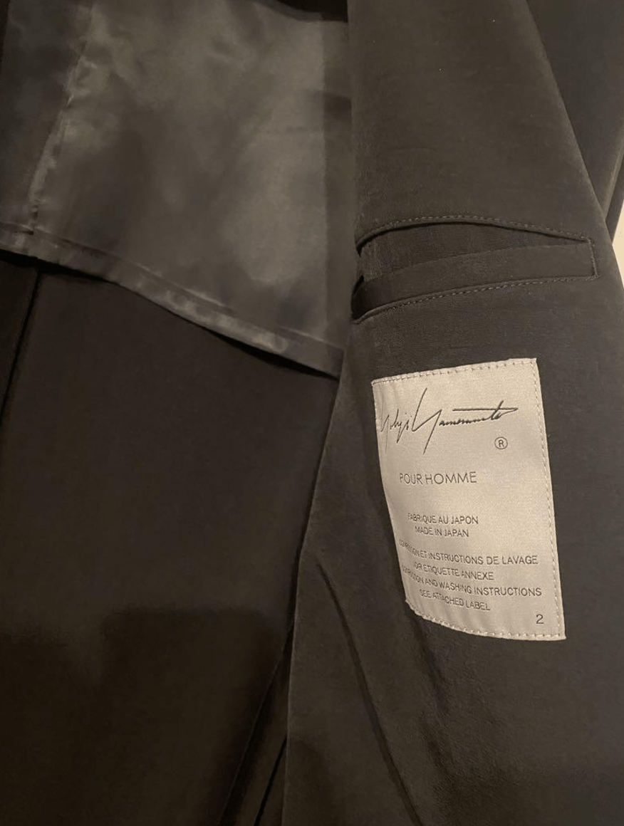 Yohji Yamamoto Yohji Yamamoto Pour Homme - TA/TUXEDO Layered Long Jacket Size US L / EU 52-54 / 3 - 6 Thumbnail