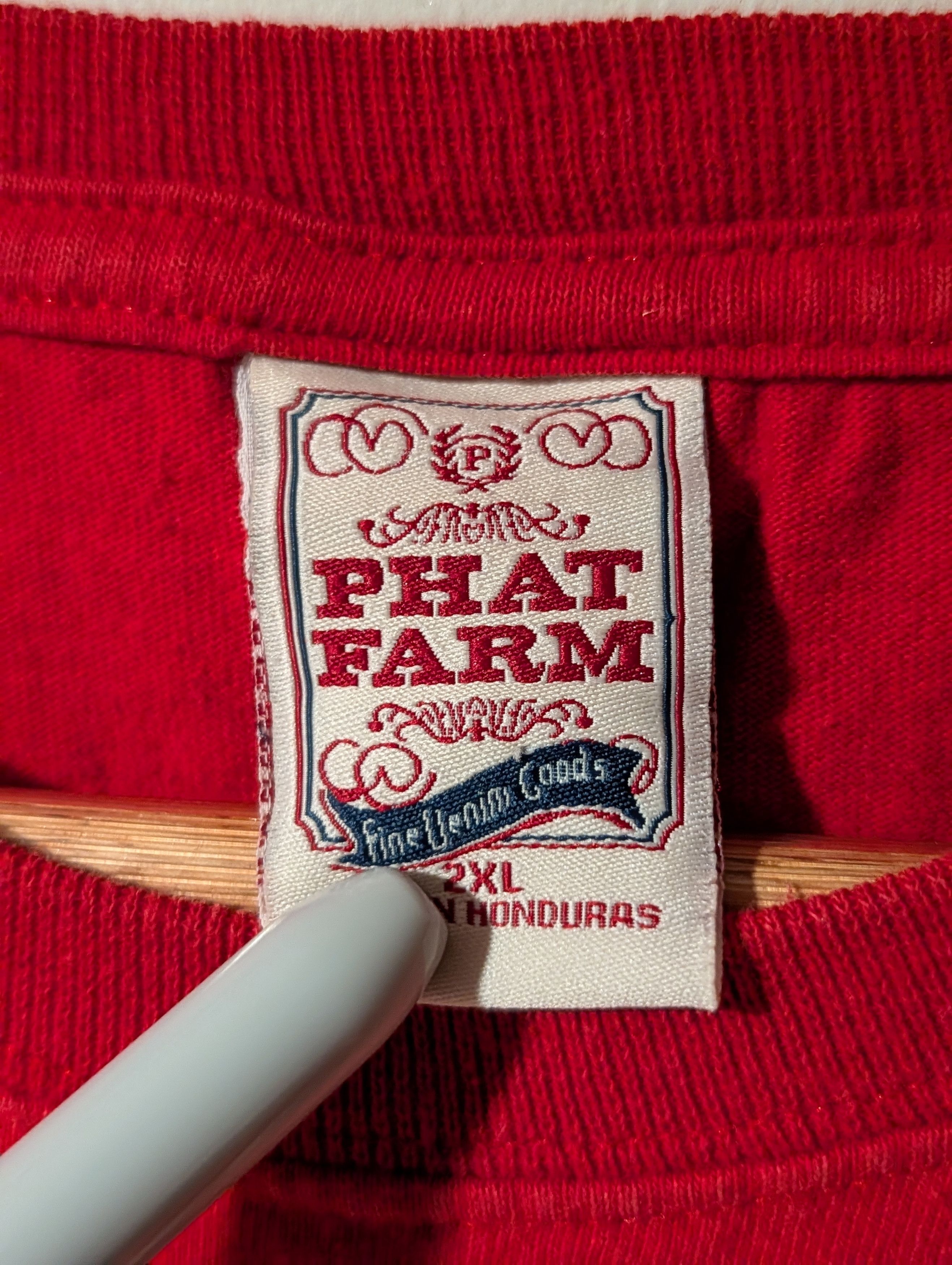 Phat Farm Phat Farm Phat Classic Fine Denim Goods Y2K Graphic T-Shirt Size US XXL / EU 58 / 5 - 4 Thumbnail
