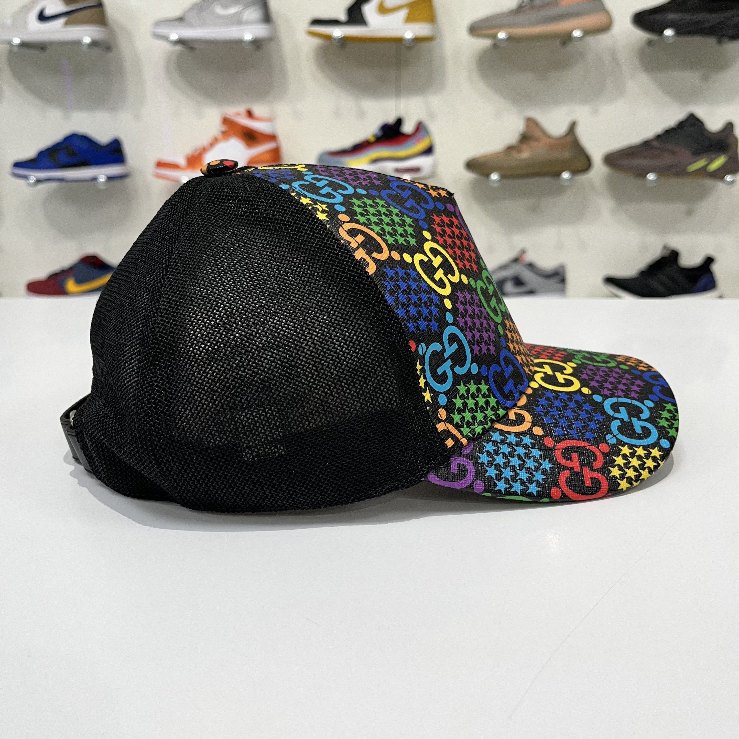 Gucci Gucci GG Supreme Baseball Hat Psychedelic Size ONE SIZE - 4 Thumbnail
