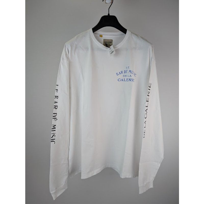 Gallery Dept. o1rshd1 Q:2 / Le Bar Shop Long Sleeve T-Shirt in White Size US XXL / EU 58 / 5 - 2 Thumbnail