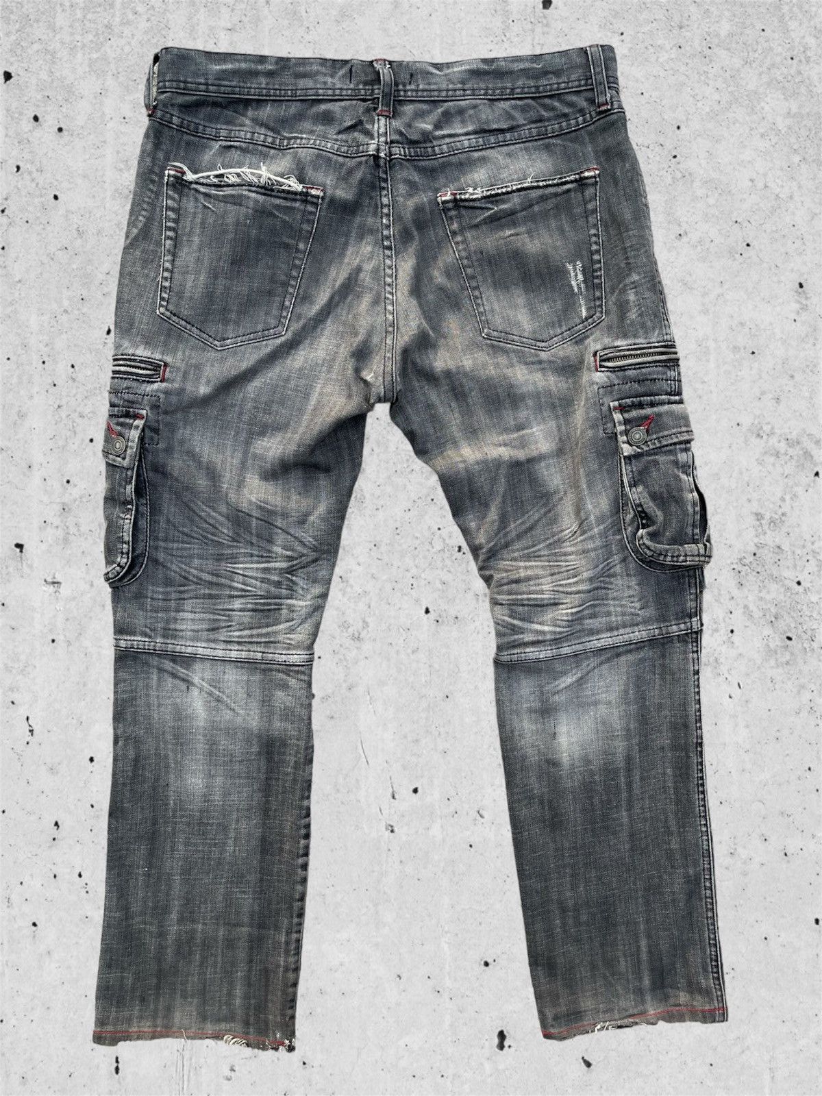 Designer × Jean 🔥 Difrrence Rupert Rusty Distressed Denim W35🔥 Size US 35 - 13 Thumbnail