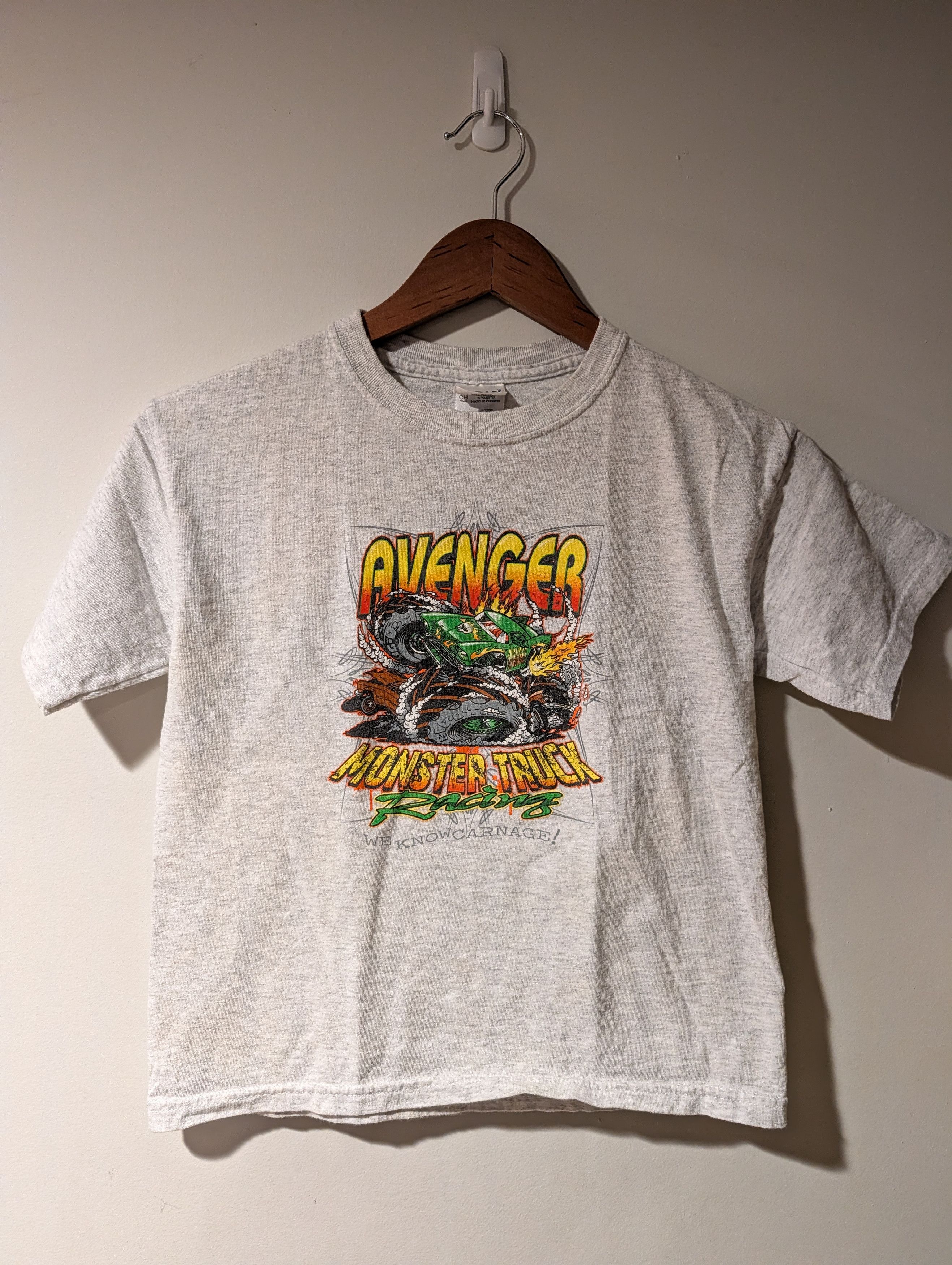 Gildan Avenger Monster Truck Racing T-Shirt YOUTH We Know Carnage Size US S / EU 44-46 / 1 - 1 Thumbnail