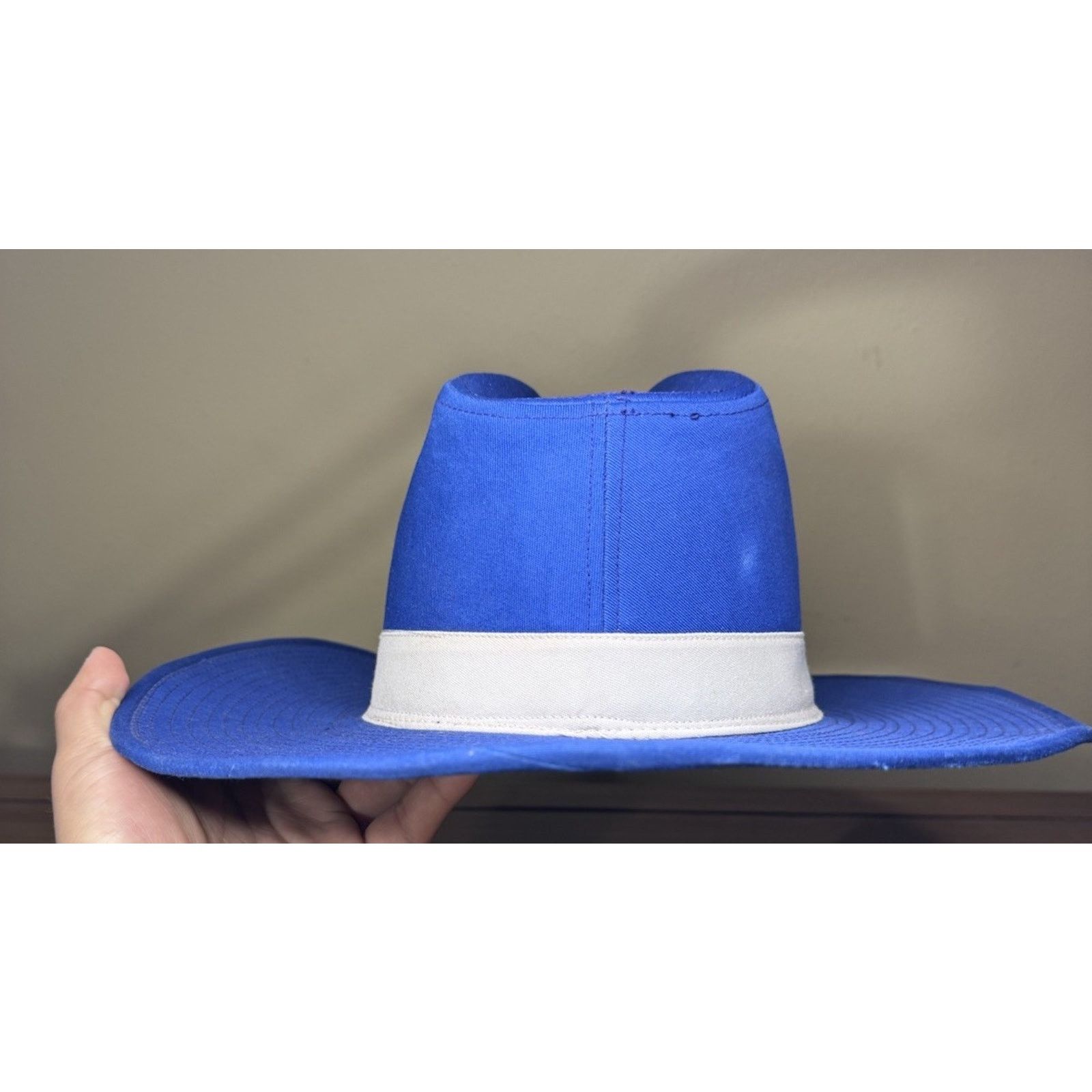 MLB VINTAGE ATLANTA BRAVES "YA" OFFICIAL MLB COWBOY HAT XL Size ONE SIZE - 4 Thumbnail