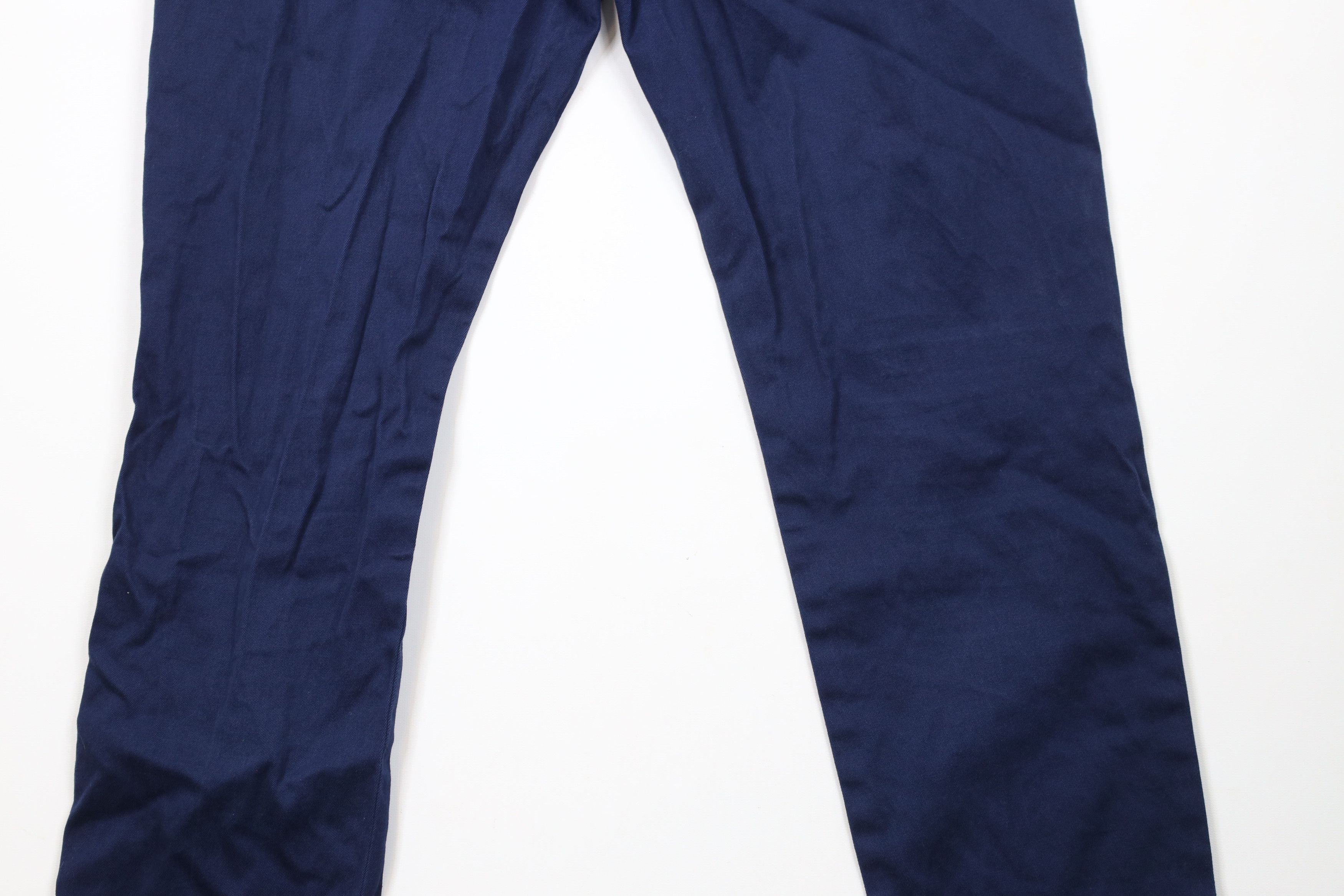 J.Crew × Vintage J Crew Bowery Stretch Slim Fit Chino Pants Trousers Blue Size US 31 - 12 Thumbnail
