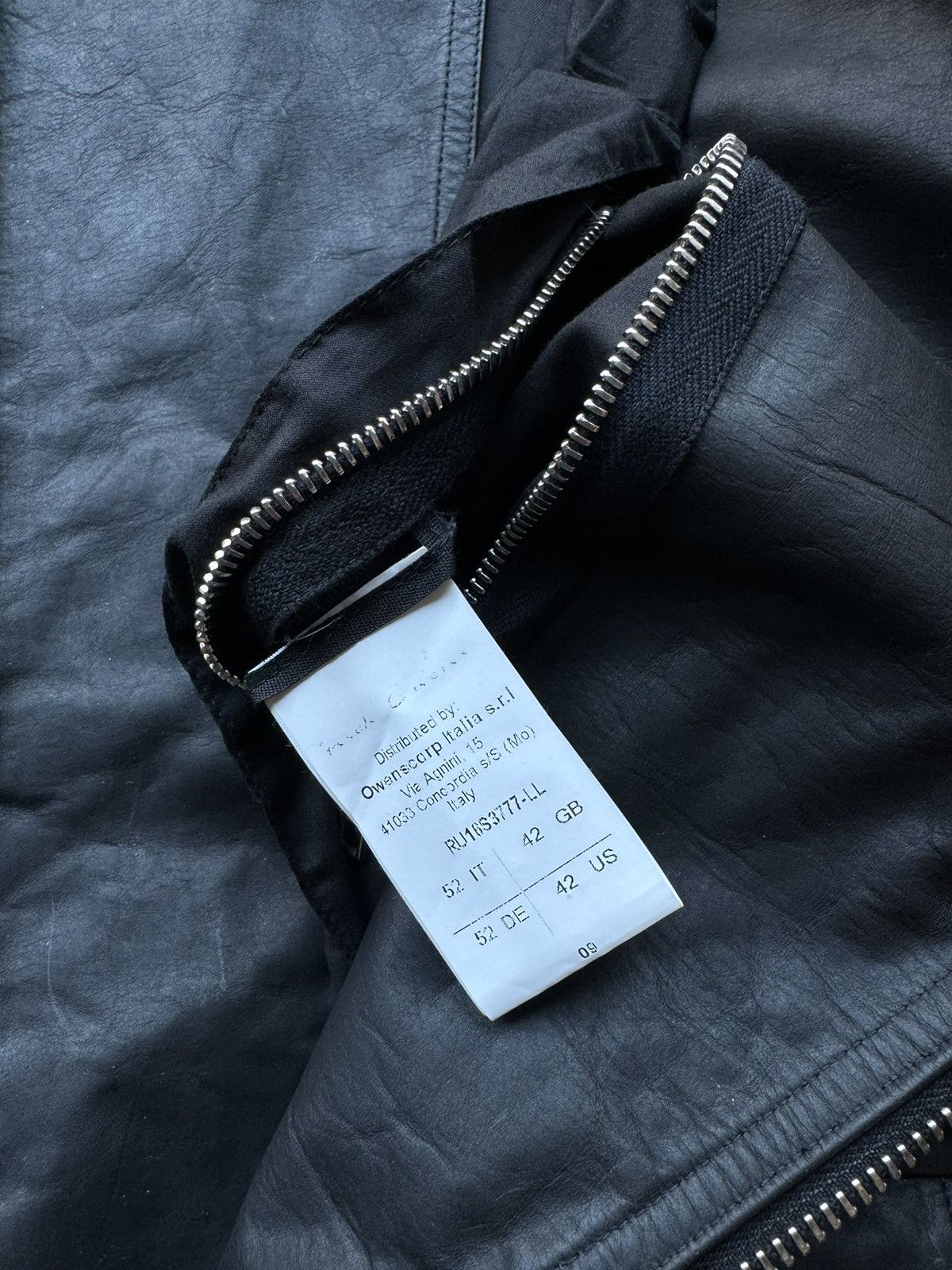 Rick Owens Drkshdw Rick Owens SS16 “Cyclops” zipper stooges leather jacket - 42 Size US M / EU 48-50 / 2 - 10 Thumbnail