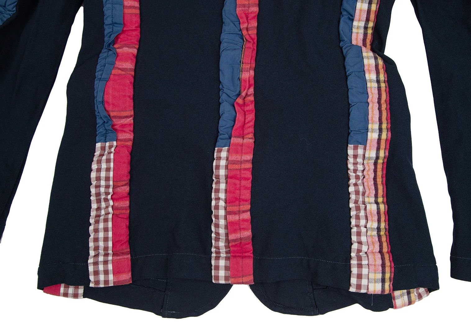 Comme des Garcons Homme Plus Seamline Design Polyester Jacket in Navy Blue, Size S Size US S / EU 44-46 / 1 - 14 Thumbnail