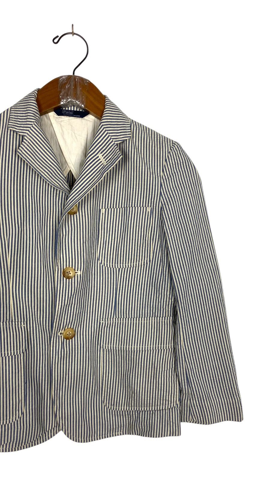 Polo Ralph Lauren Rare‼️ Polo Ralph Lauren Stripe BLazer for Kids Size XXS / US 00 / IT 34 - 3 Thumbnail