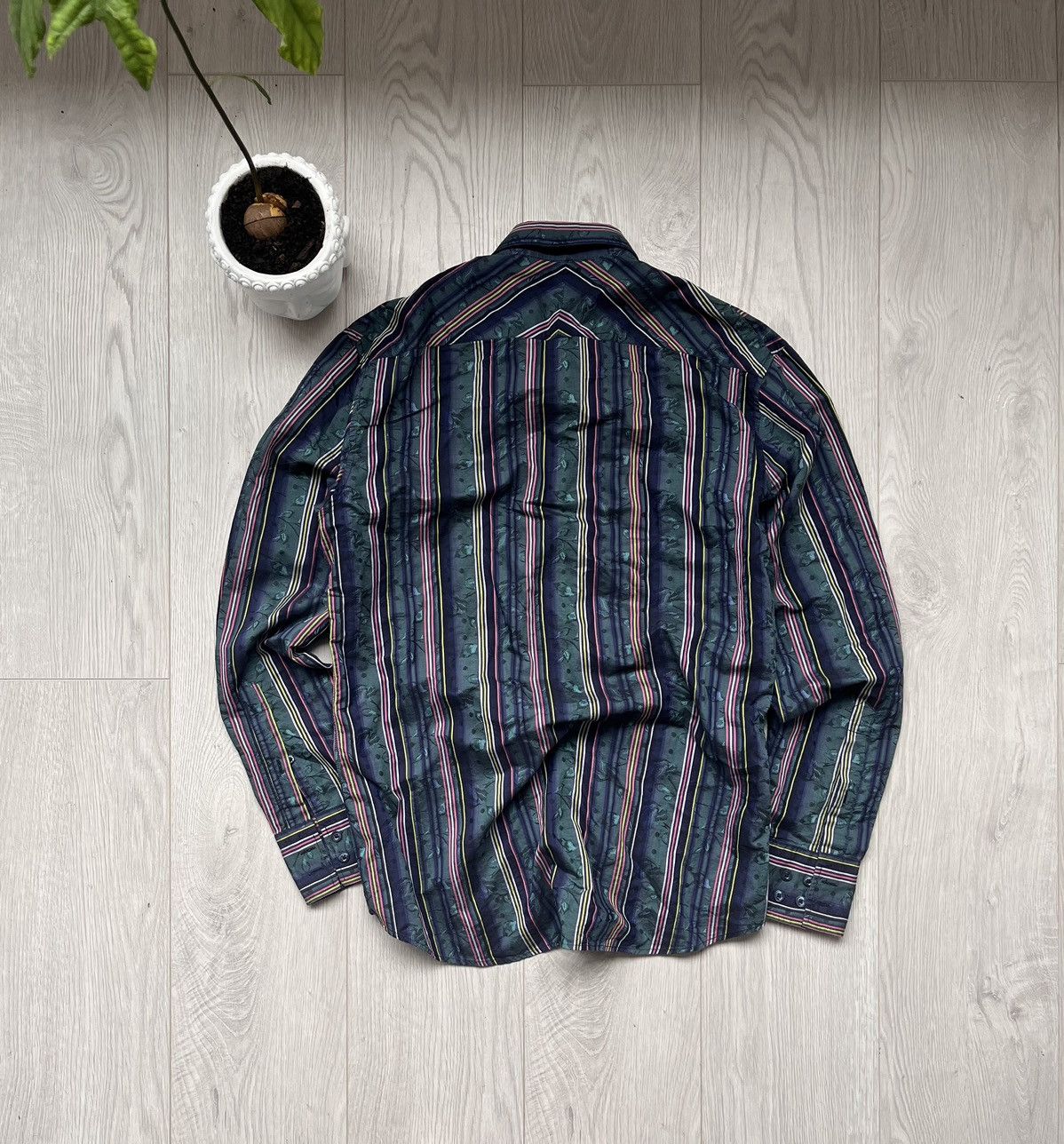 Kenzo Kenzo homme striped button M shirt Size US M / EU 48-50 / 2 - 2 Thumbnail