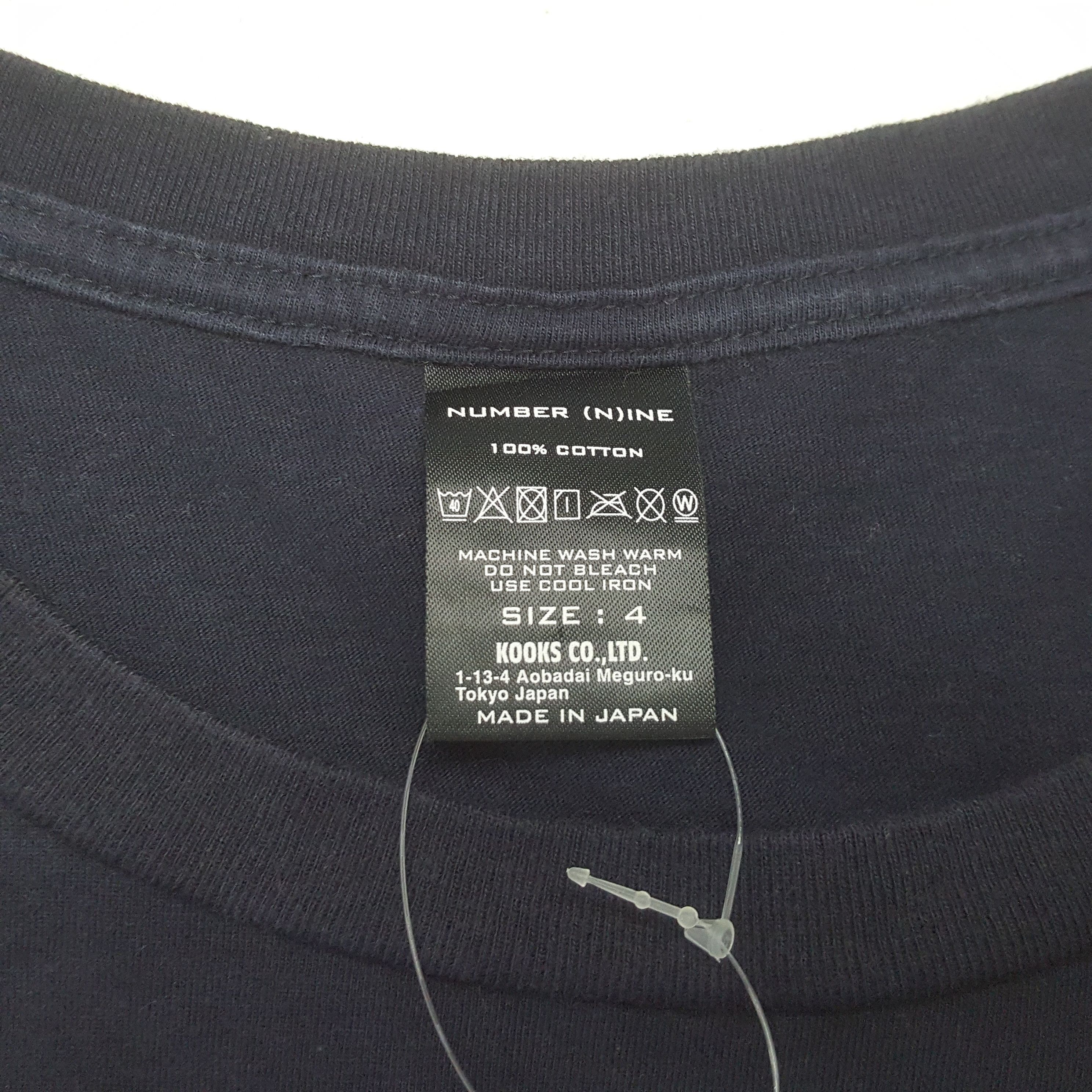 Number (N)ine NUMBER NINE Japanese Brand Designer Tshirt C285N55 Size US L / EU 52-54 / 3 - 4 Thumbnail