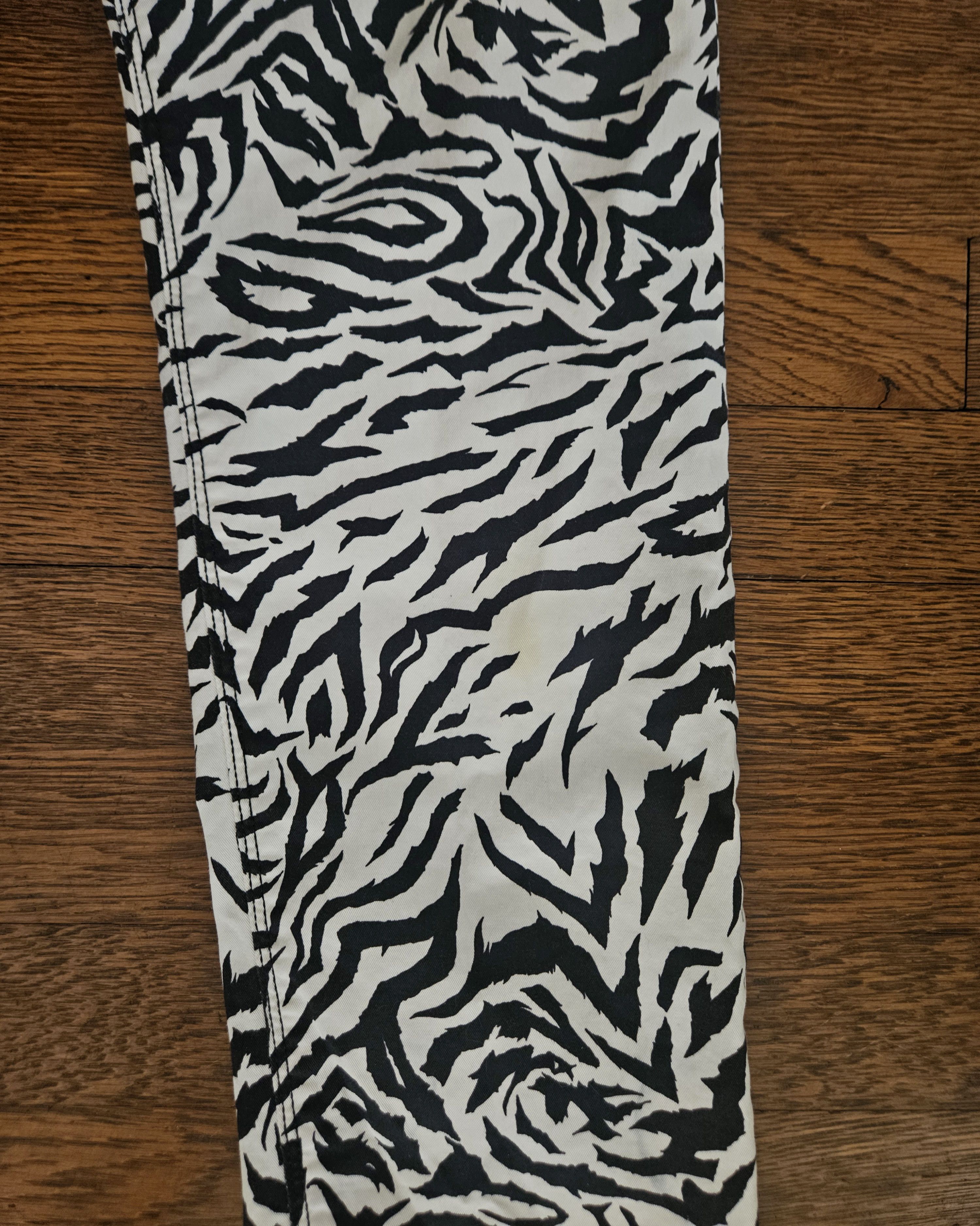 Versace Gianni Versace Versus Zebra Print Skinny Jeans 🦓 Size US 32 / EU 48 - 7 Thumbnail