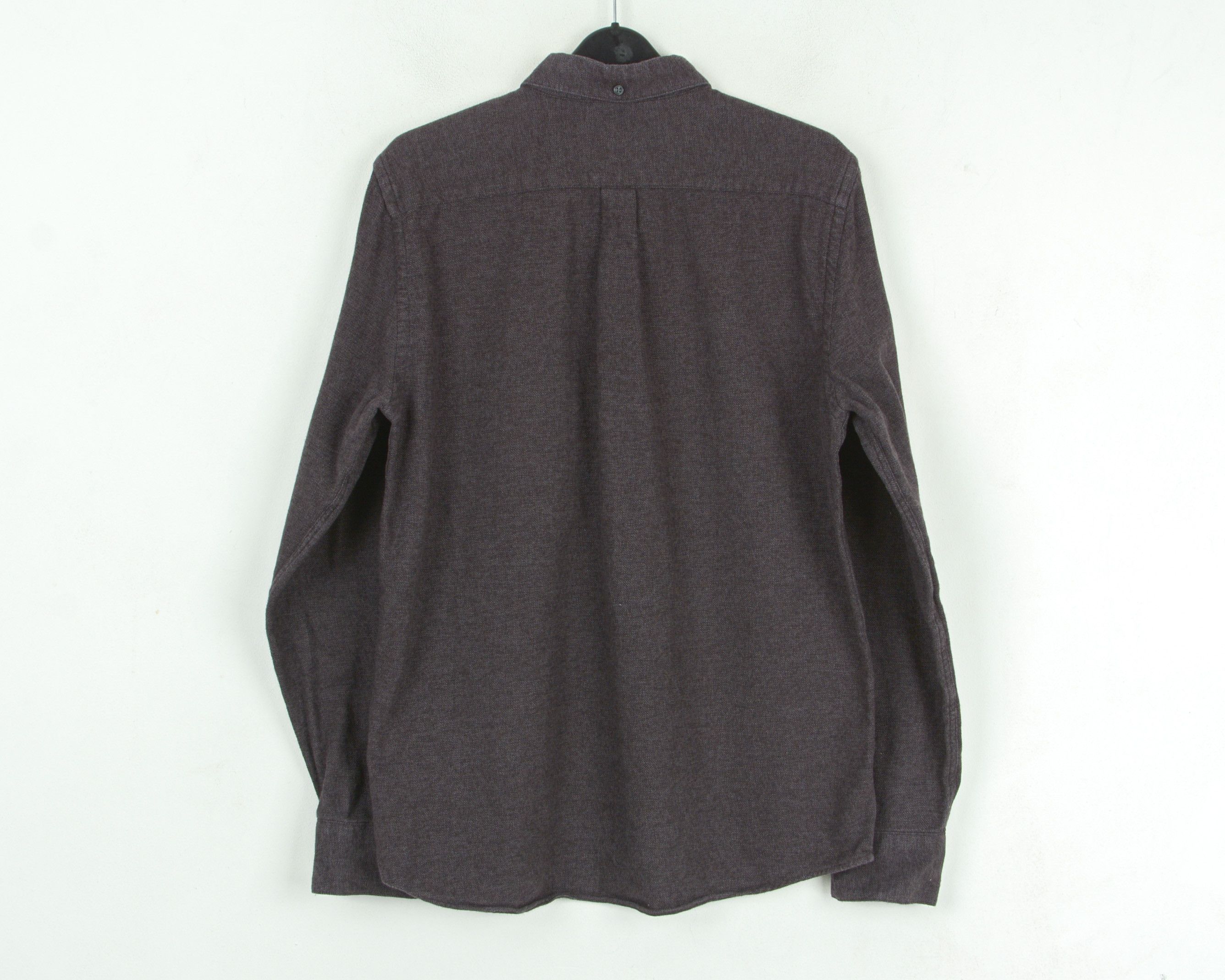 Nudie Jeans Cotton Over Shirt Button Grey Long Sleeve Burgundy Casual Size US S / EU 44-46 / 1 - 4 Thumbnail