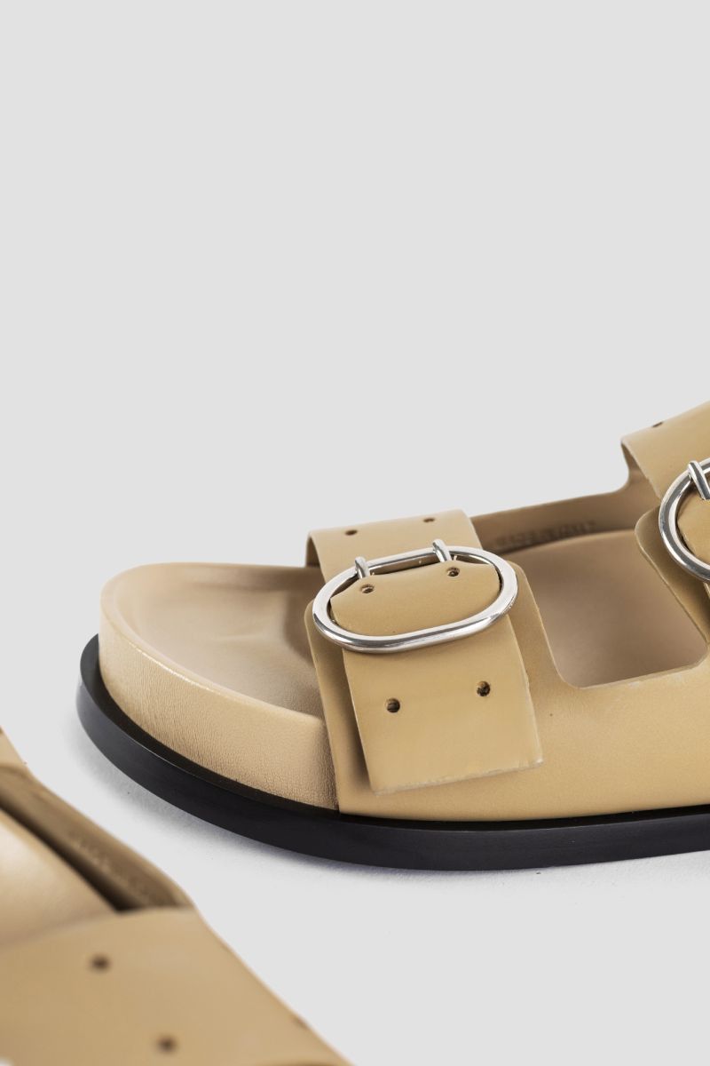 Jil Sander o1loc1c1124 Sandal in Beige Size US 7 / IT 37 - 5 Thumbnail