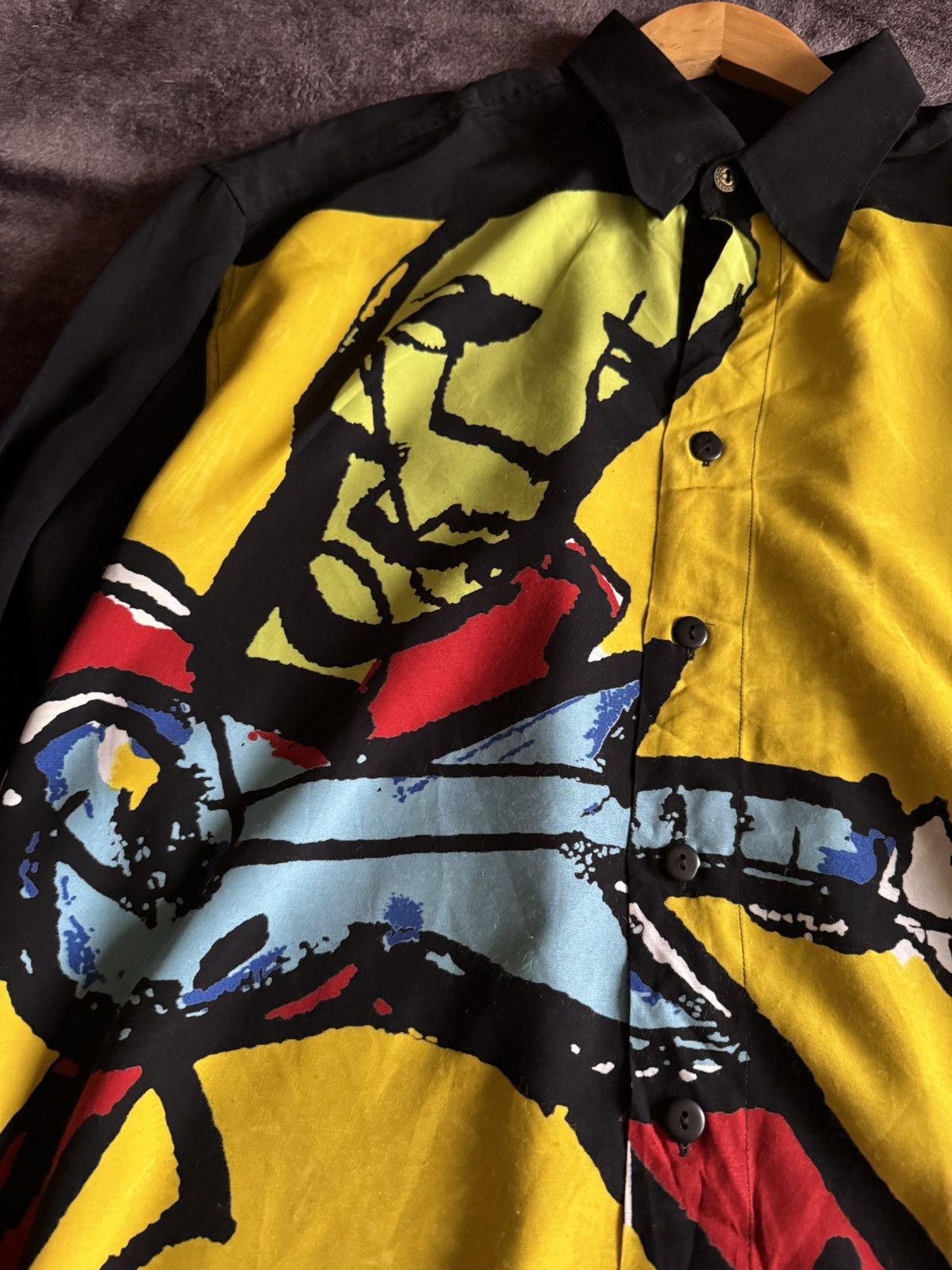Japanese Brand Herman Brood vintage 1994 Guitarman blouse shirt Merch Size US XL / EU 56 / 4 - 3 Thumbnail