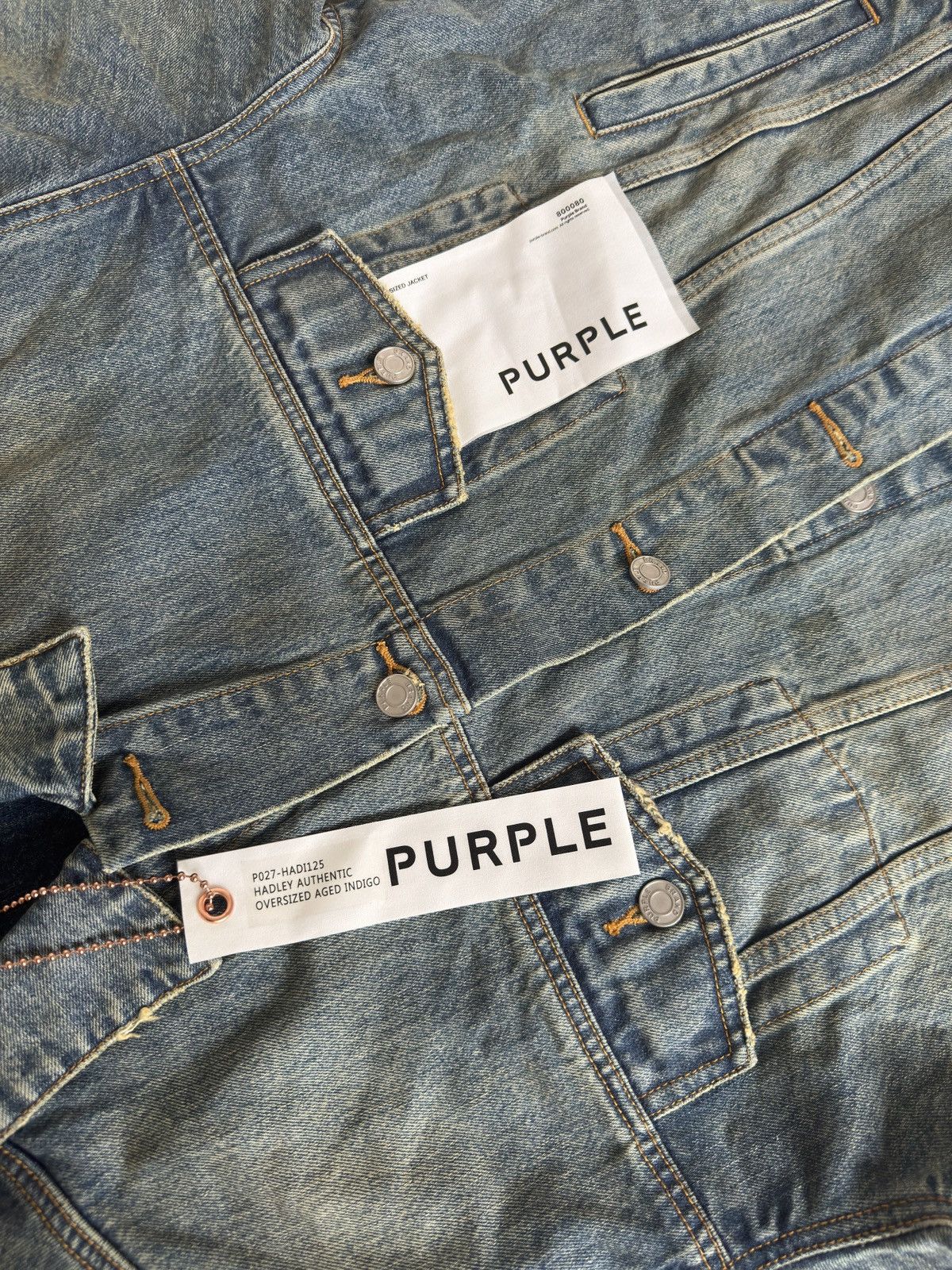 Purple Brand PURPLE Denim Jacket Size US M / EU 48-50 / 2 - 3 Thumbnail