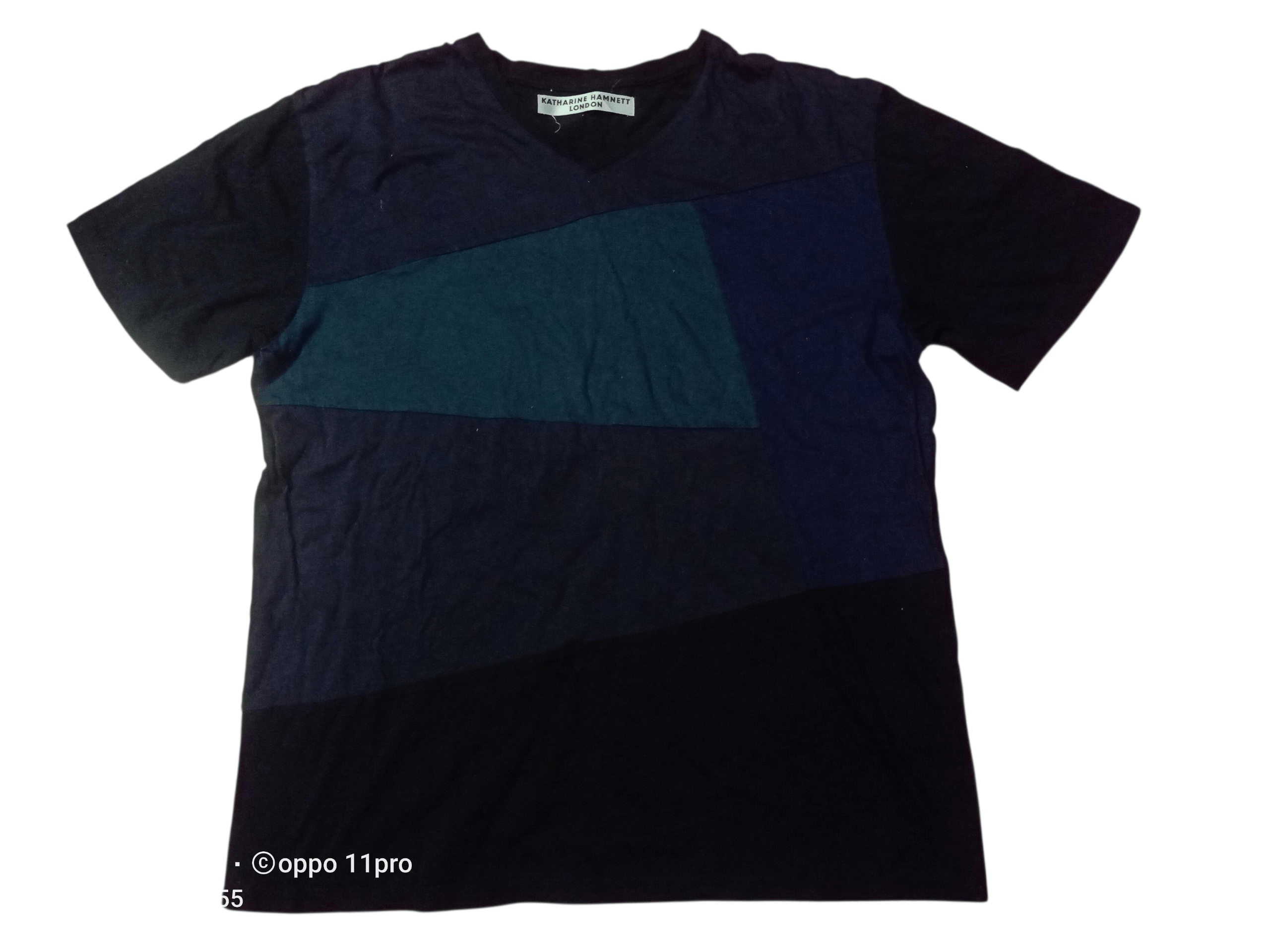 Katharine Hamnett London 💥Katharine Hamnett London Navy Men Tee Stripes 💥 Size US XL / EU 56 / 4 - 1 Thumbnail