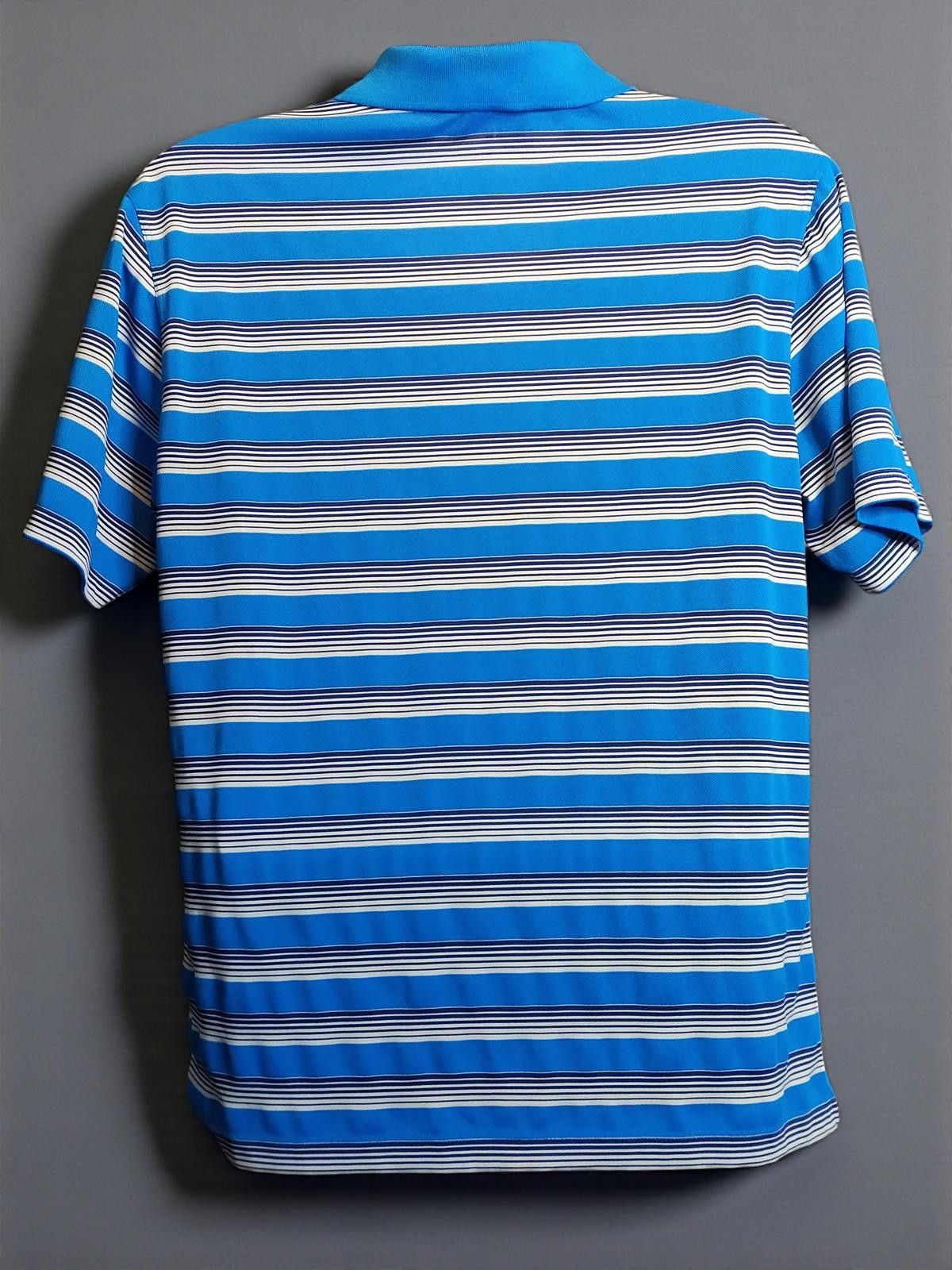 Nike Nike Golf Dry-Fit Polo Shirt Men's Blue Striped Size Medium Size US M / EU 48-50 / 2 - 5 Thumbnail