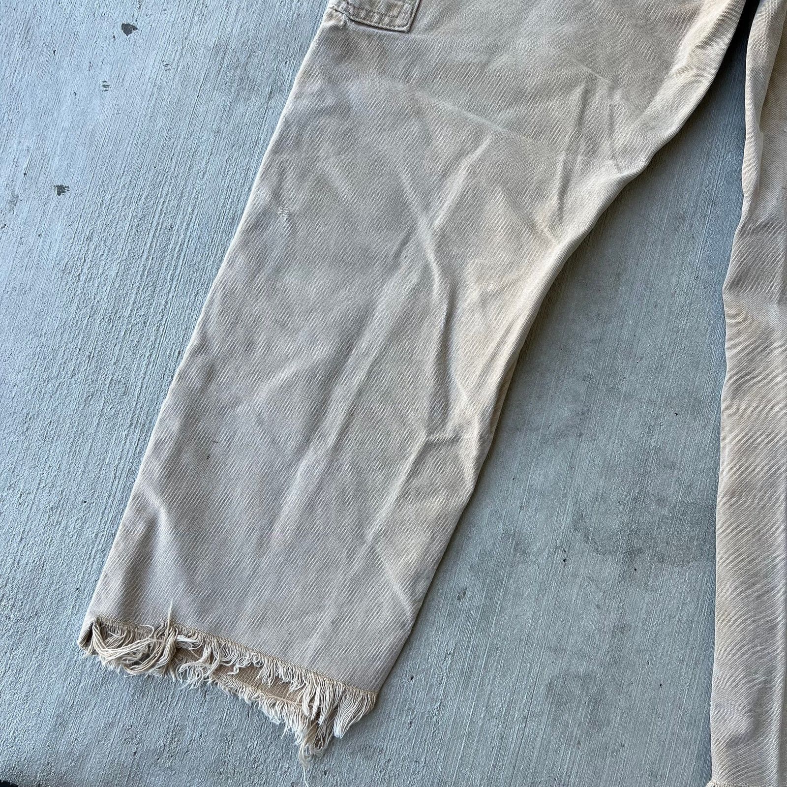 Carhartt × Vintage Carhartt faded brown double knee work wear carpenter pants Size US 29 - 11 Thumbnail