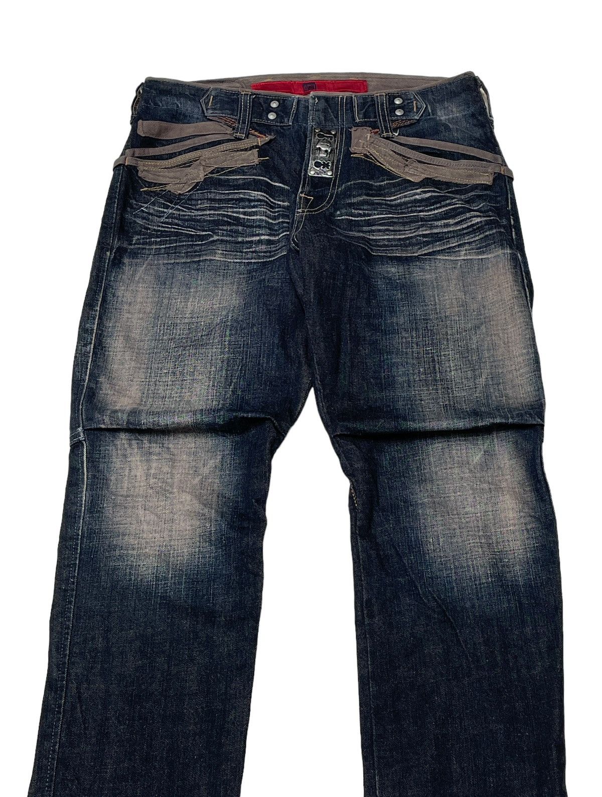 Marithe + Francois Girbaud Vintage Brand Marithe Francois Girbaud Tactical Jeans 1990s Size US 31 - 3 Thumbnail