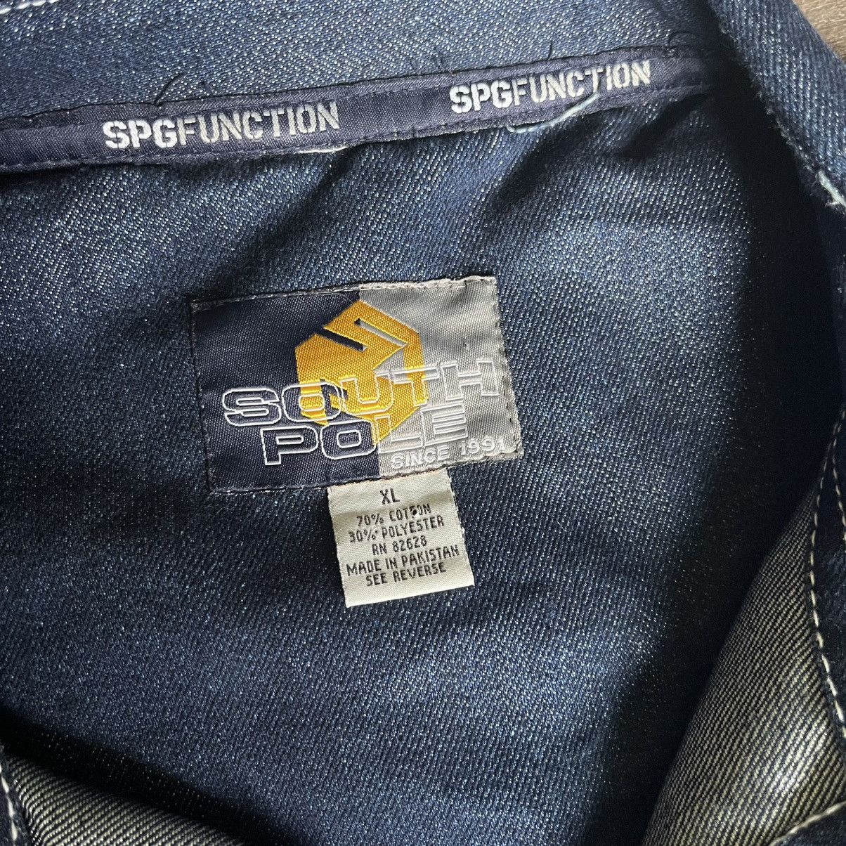 Southpole Vintage Southpole 2k Team Function Denim Button Up S/S Shirt Size US XL / EU 56 / 4 - 6 Thumbnail