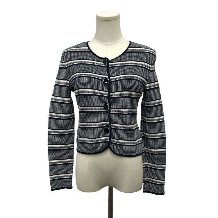 Dior Christian Dior Striped Knit Cardigan Size M Size M / US 6-8 / IT 42-44 - 1 Thumbnail