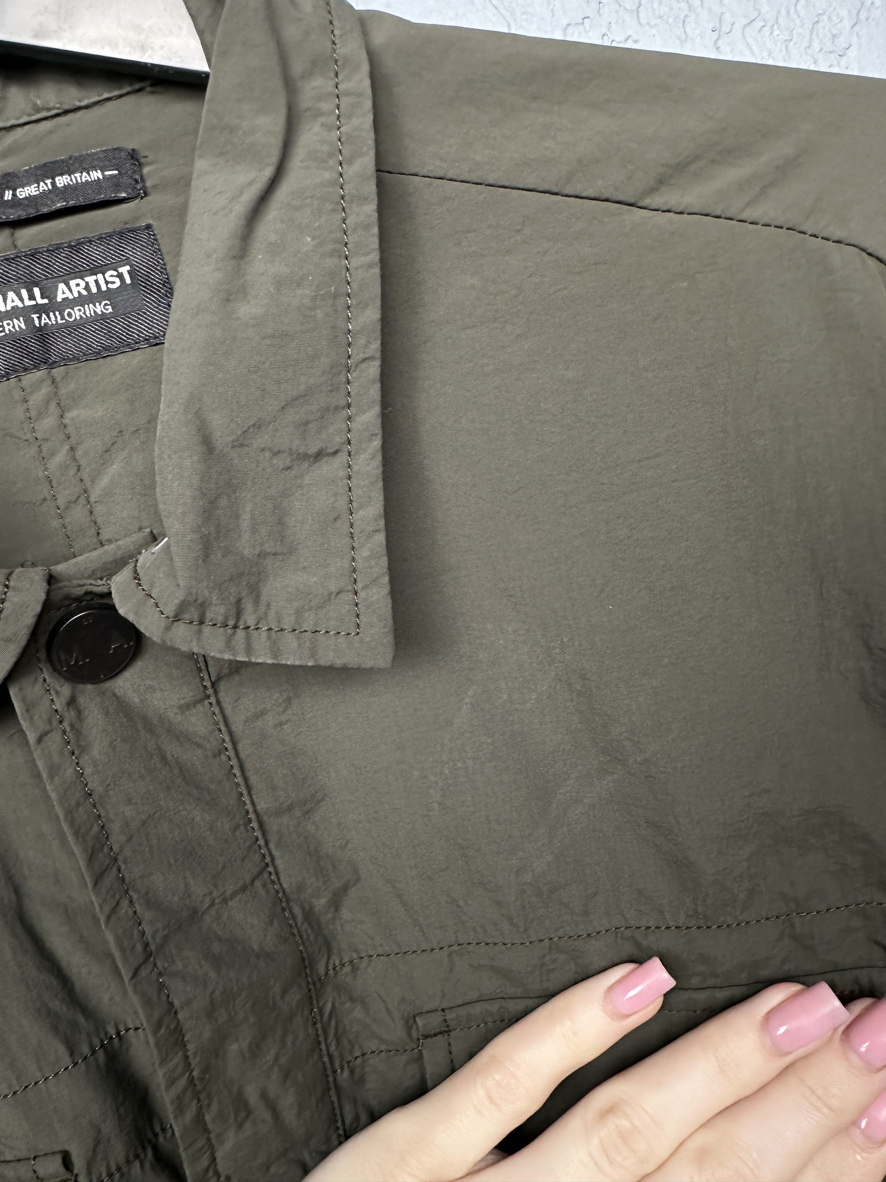 Marshall Artist Marshall Artist Mens Nylon Overshirt Jacket Size US L / EU 52-54 / 3 - 5 Thumbnail