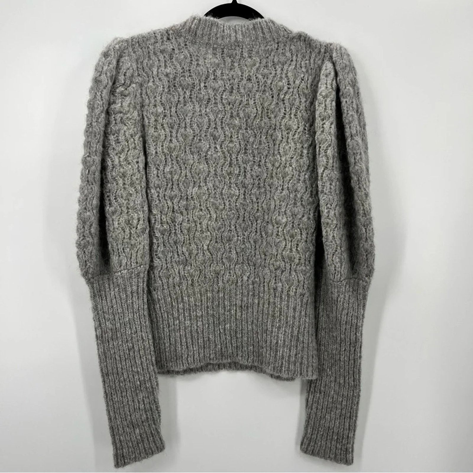 Designer New St.Roche Ivy Sweater Superfine Alpaca Pullover Grey L Size L / US 10 / IT 46 - 9 Thumbnail