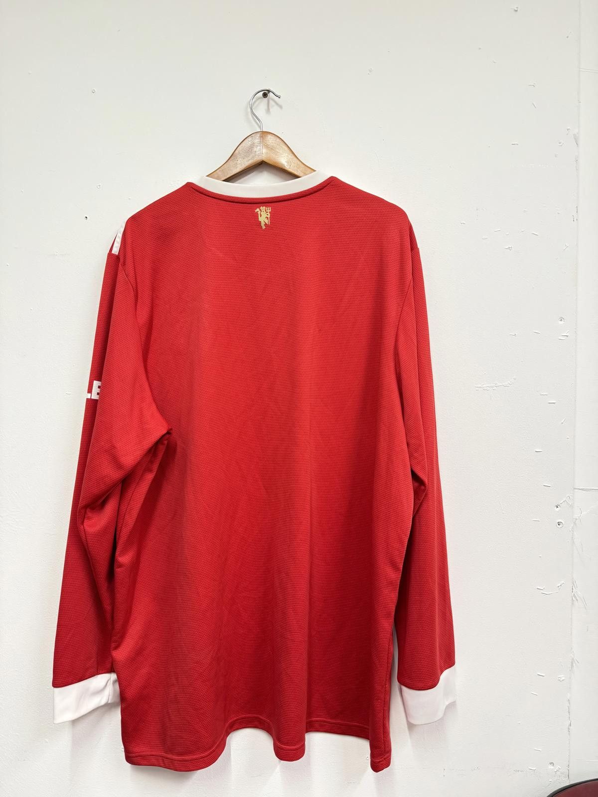 Adidas Manchester United Red Long Sleeve Soccer Jersey Size US XXL / EU 58 / 5 - 4 Thumbnail