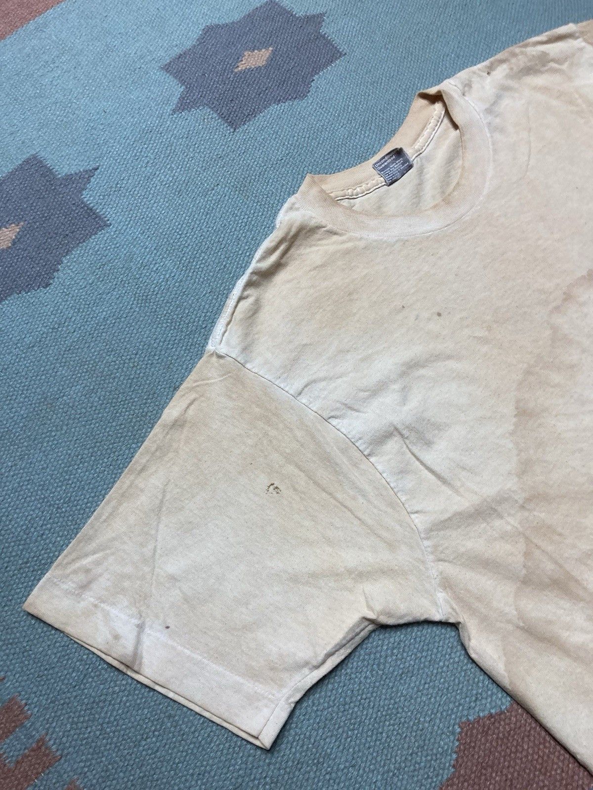 Vintage Vtg 80s blank white t shirt BVD grunge soft cotton large Size US L / EU 52-54 / 3 - 6 Thumbnail