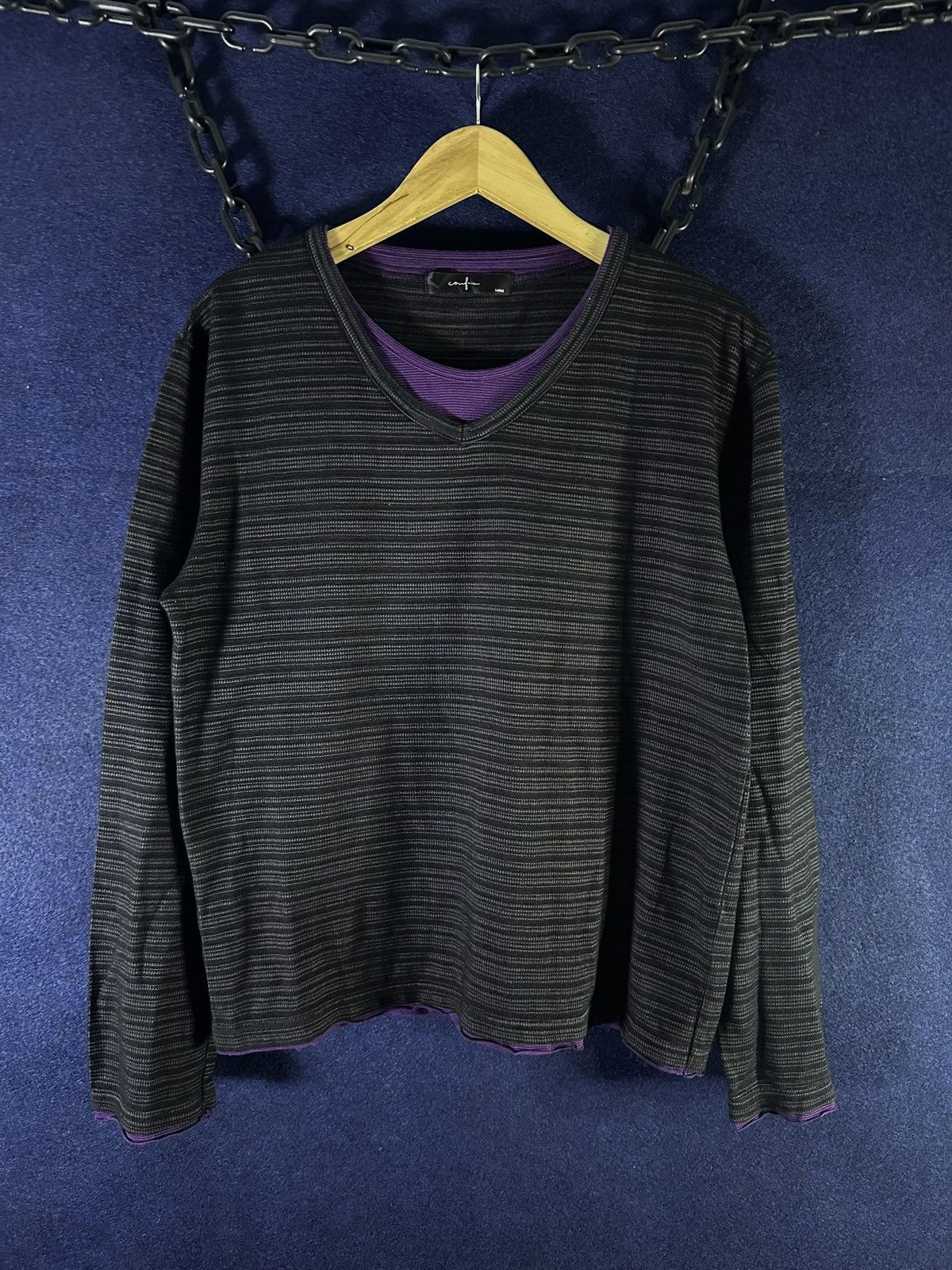 Japanese Brand Japanese Grunge vkei Double Layer Raf Simons Style Size US L / EU 52-54 / 3 - 1 Thumbnail