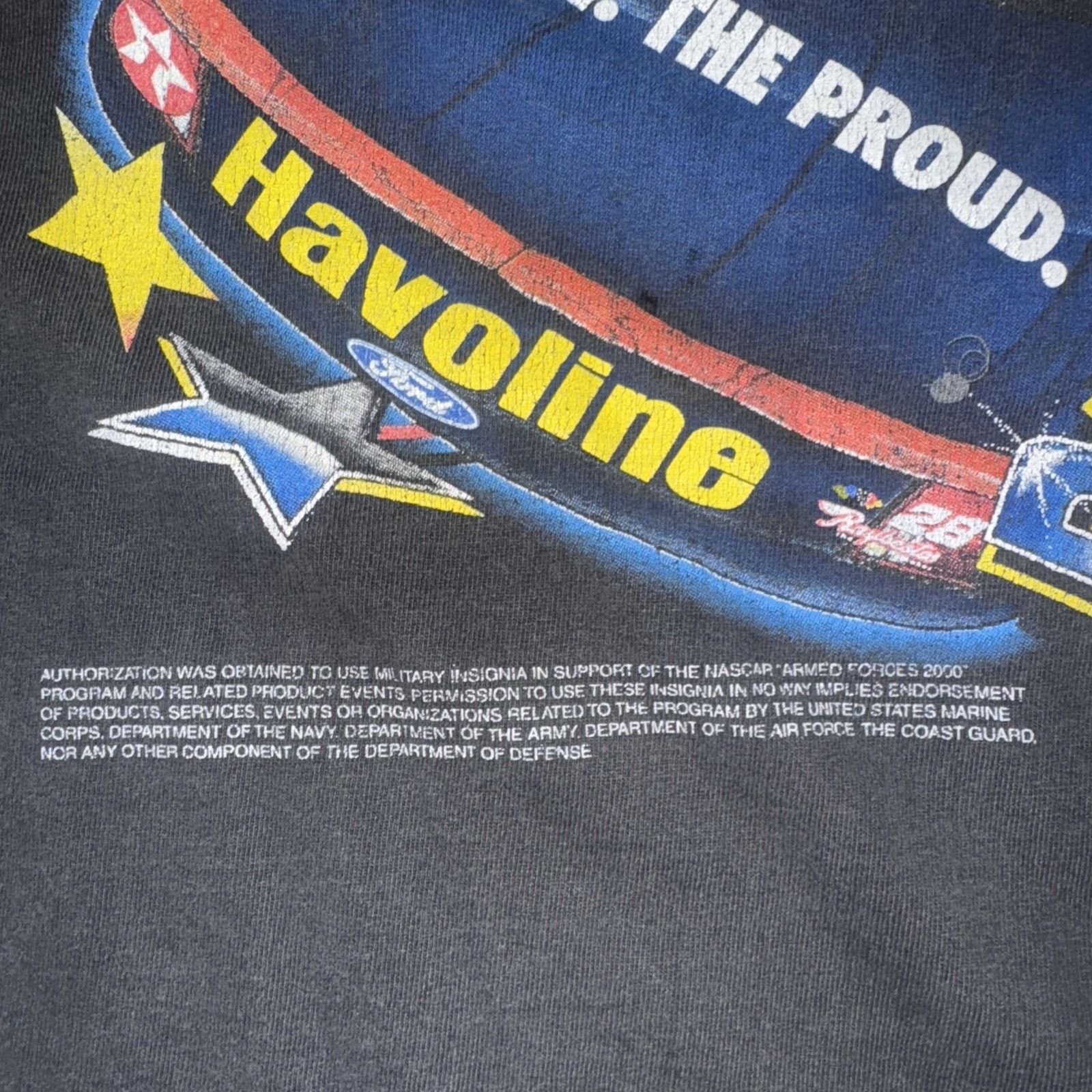 Chase Authentics × Vintage Chase Authentics Ricky Rudd NASCAR Racing T-Shirt Black XL Size US XL / EU 56 / 4 - 7 Thumbnail