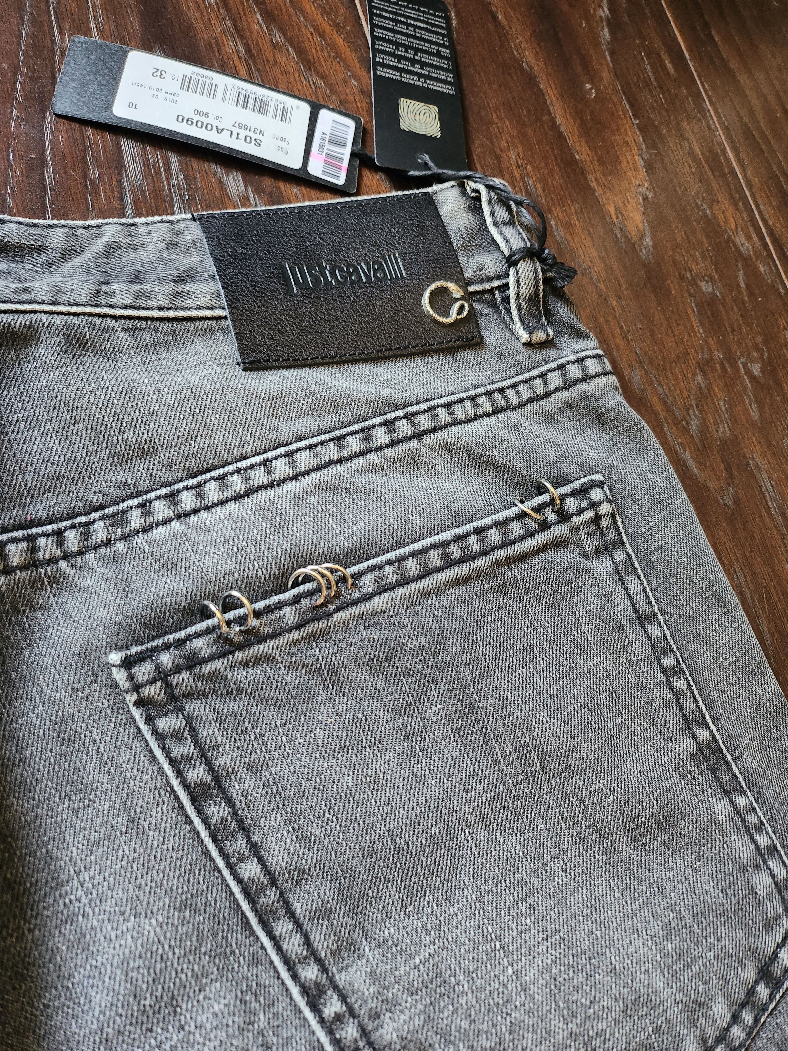 Just Cavalli Gabber Jeans Size US 32 / EU 48 - 9 Thumbnail