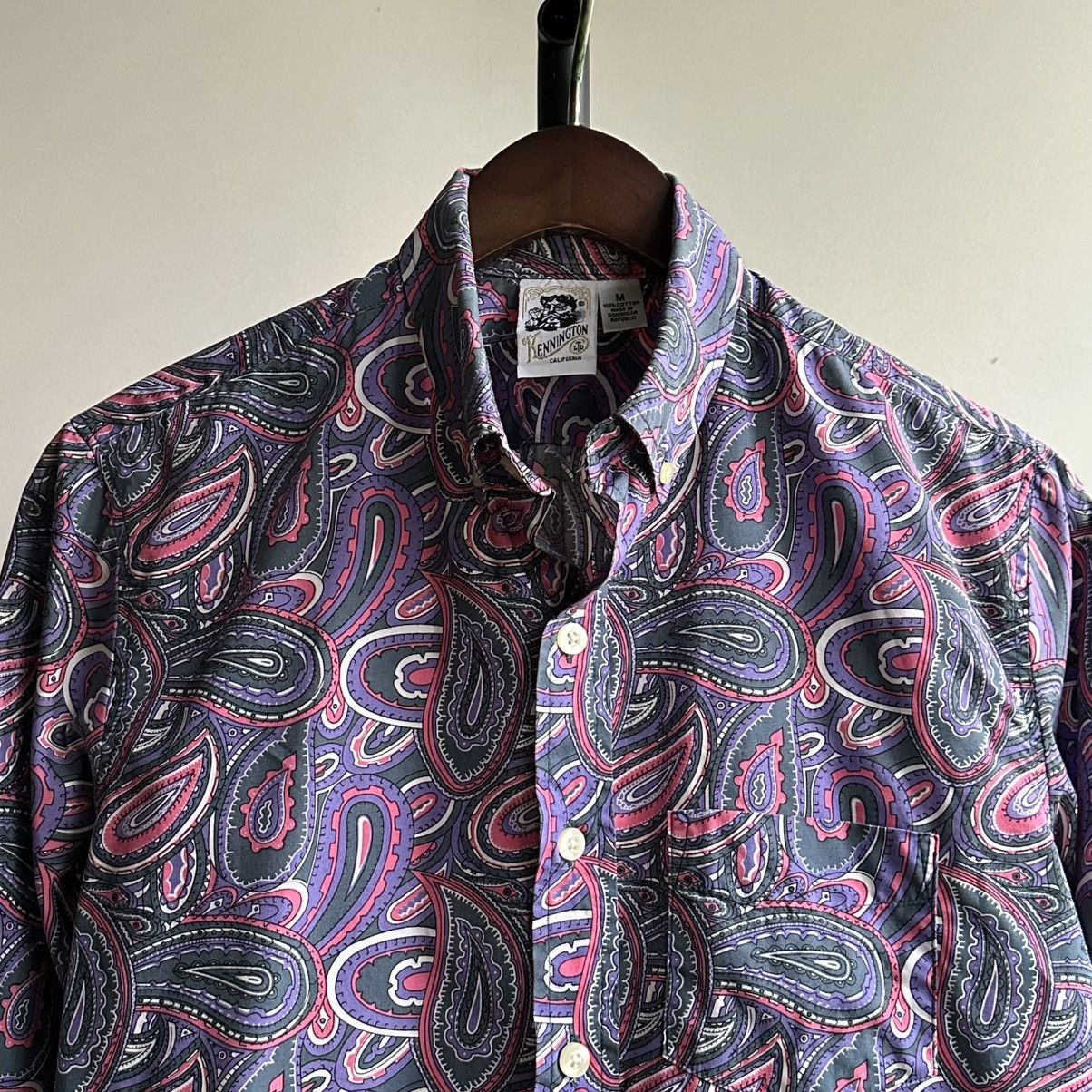 Kennington Ltd. Vintage Kennington Ltd Paisley Print Shirt Size US M / EU 48-50 / 2 - 2 Thumbnail