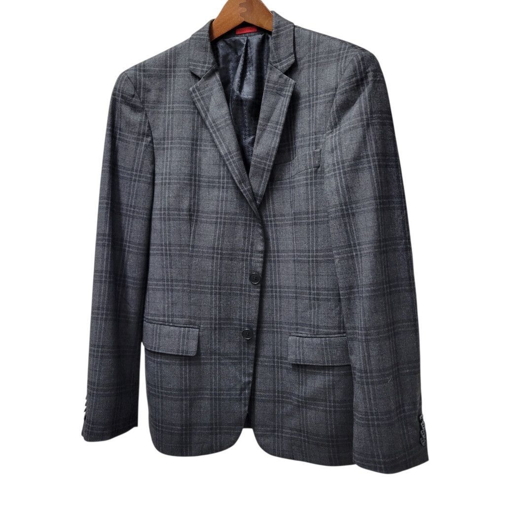 John Varvatos John Varvatos Star USA 2-Button Plaid Double-vented 38R Men Size 38R - 5 Thumbnail
