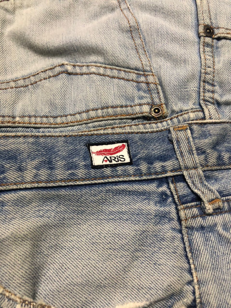 Japanese Brand Very Rare Vintage Denim Jacket Custom By Aris Distressed Size US M / EU 48-50 / 2 - 15 Thumbnail